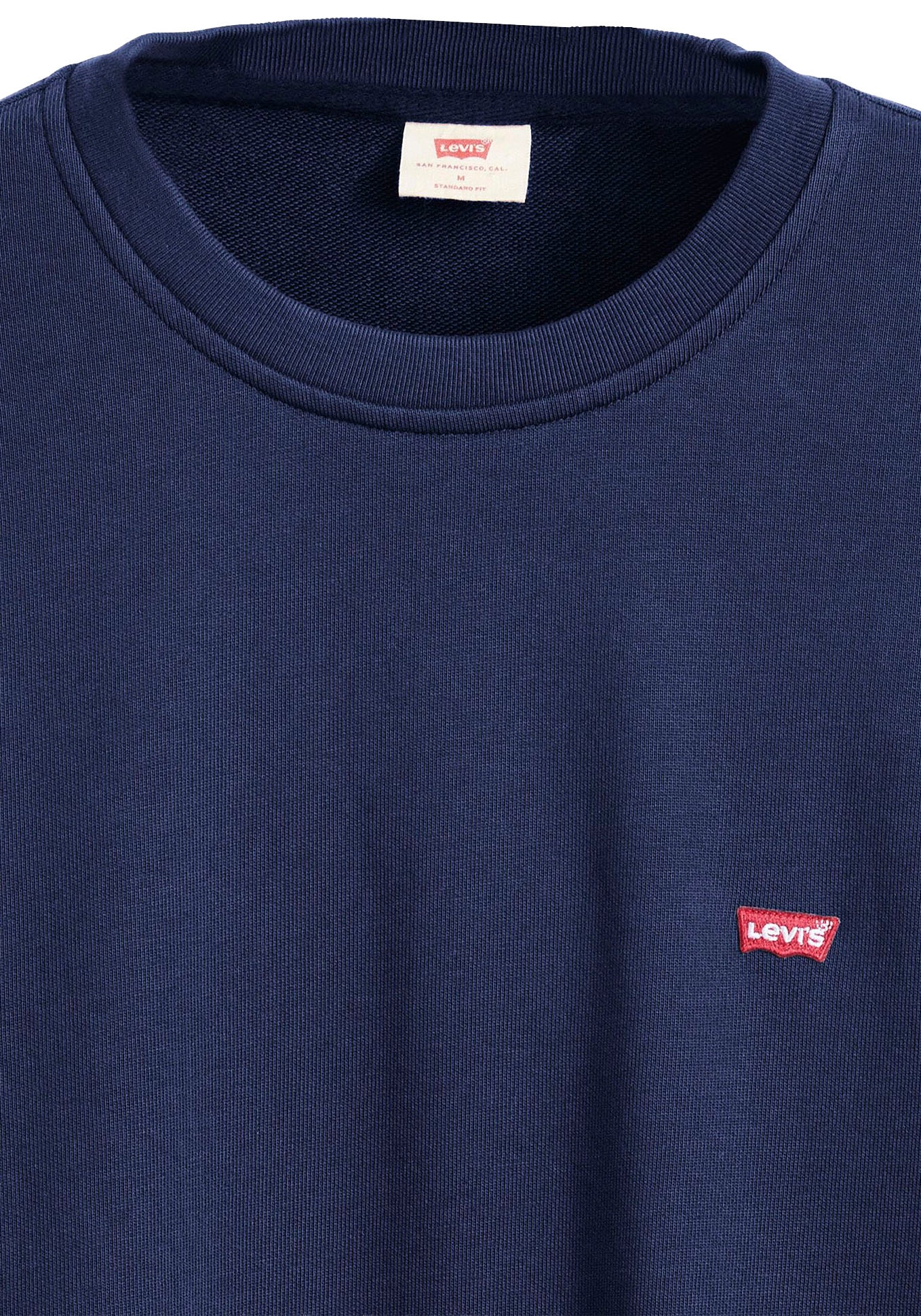 Levi's® Strickpullover »CLASSIC HM SWEATER« mit Logostickerei und aus reiner Baumwolle
