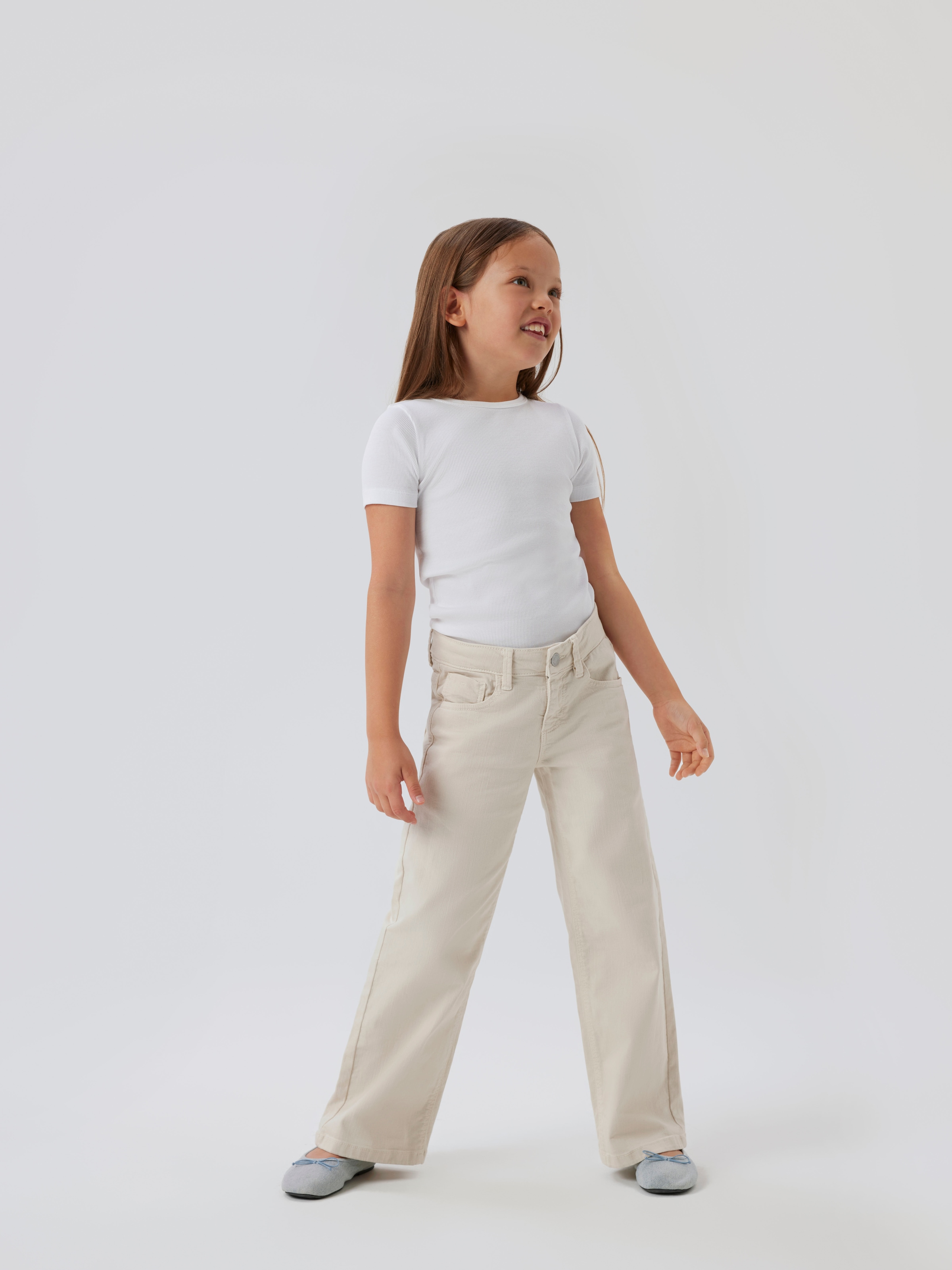 Name It Kurzarmshirt »NKFNAKAL SS SLIM TOP NOOS« Baumwollmischung, Jersey, Kurzarm