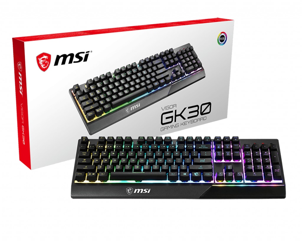 MSI Tastatur »Vigor GK-30 Gaming Keyboard, verkabelt«