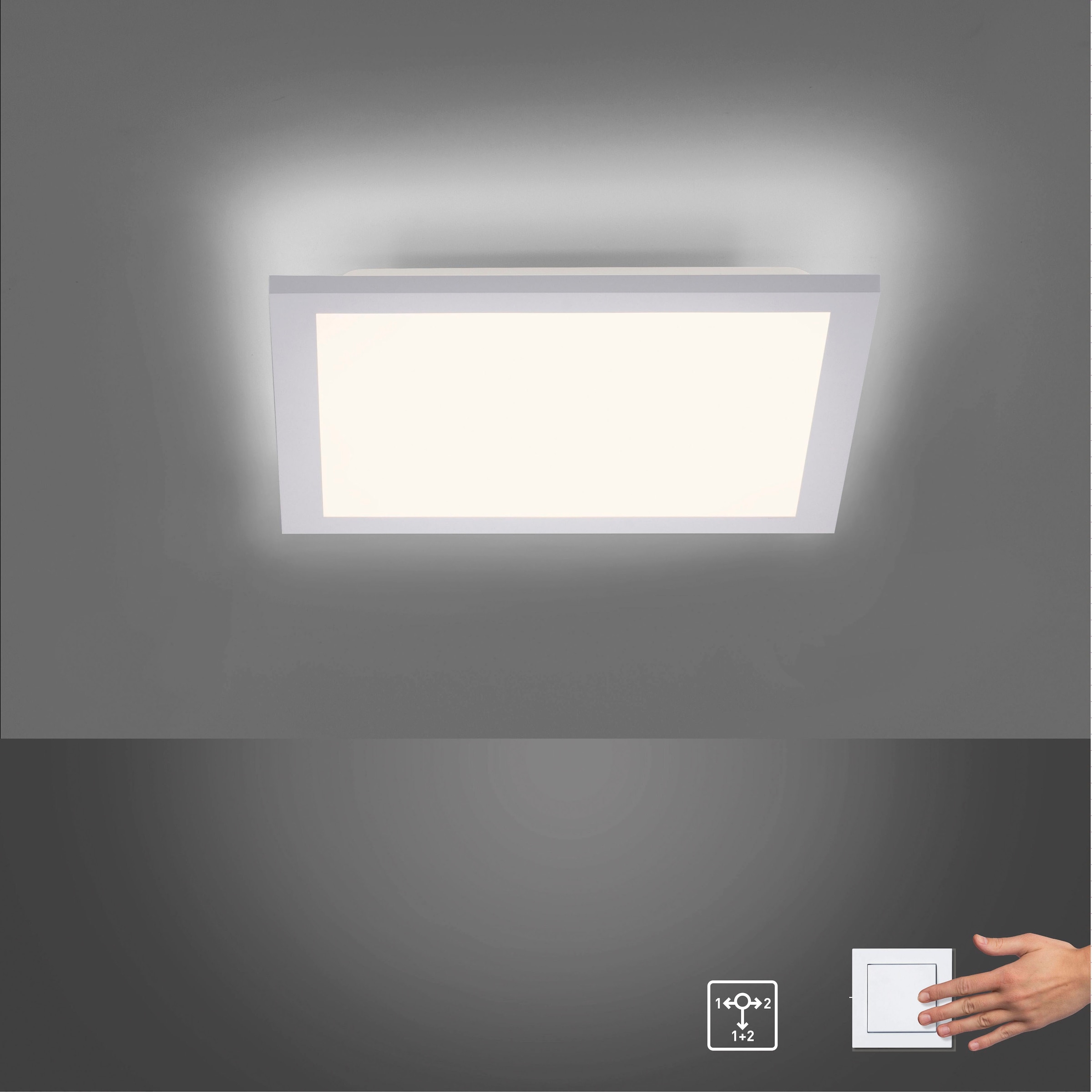 Leuchten Direkt Deckenleuchte »FLAT«, 2 vom Netz Trennung online OTTO LED, Memory, bestellen nach bei flammig-flammig, Serienschalter
