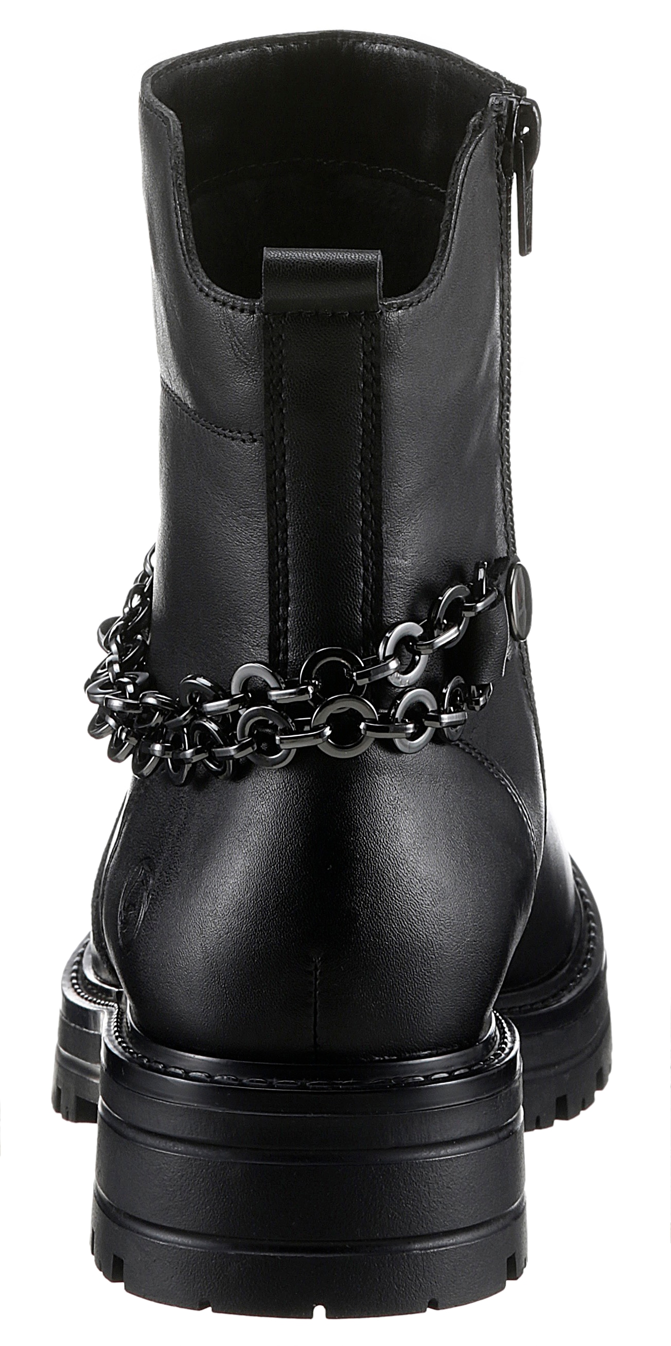 Remonte Stiefelette »Elisabeth Hurley-Collection«, Blockabsatz, Bikerboots, Chunky-Boots mit Innenreißverschluss