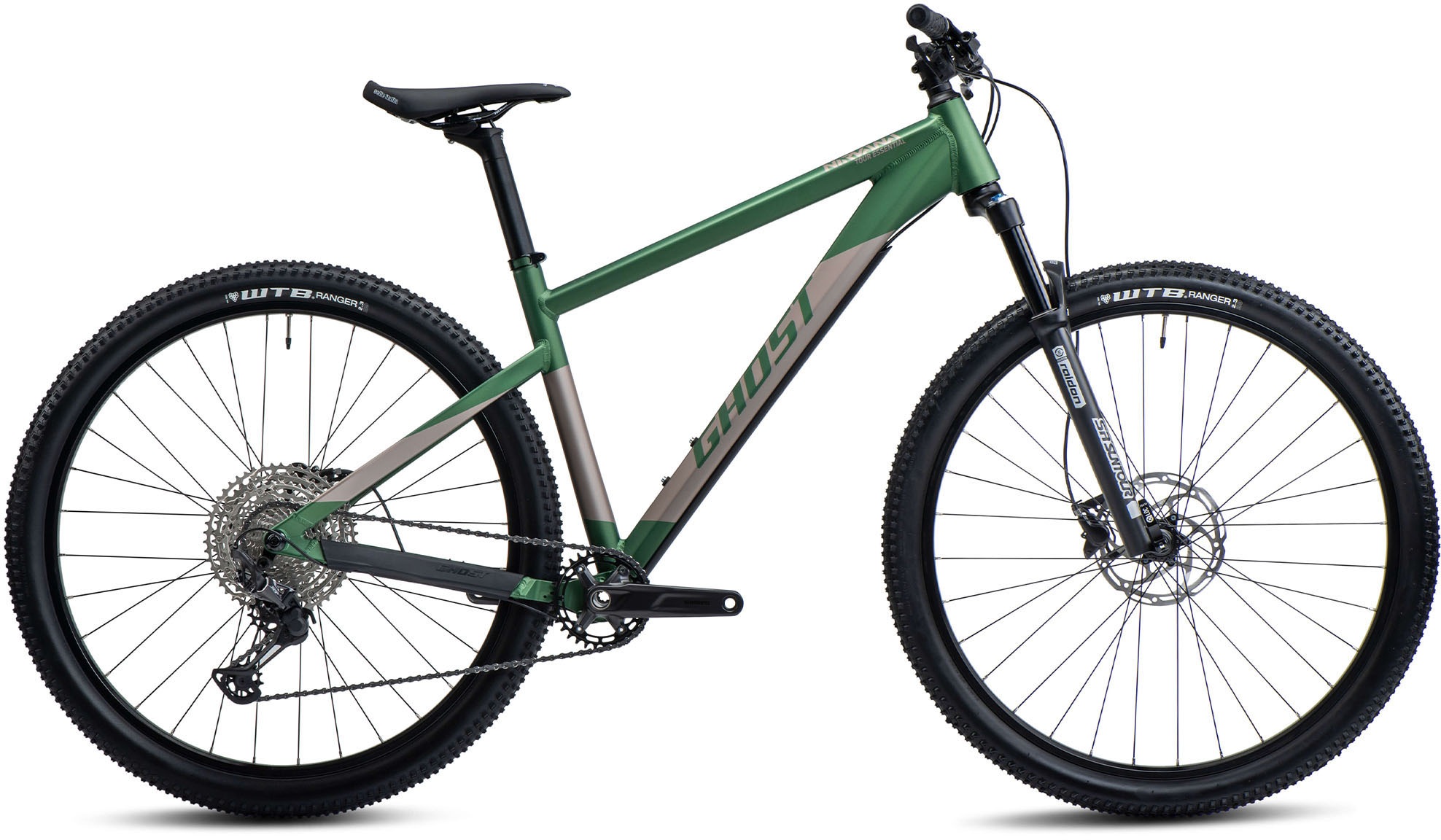 Ghost Mountainbike »Nirvana Tour SF Essential« 12 Gang Shimano XT RD-M8100 Schaltwerk Kettenschaltung für Damen und Herren, Kettenschaltung