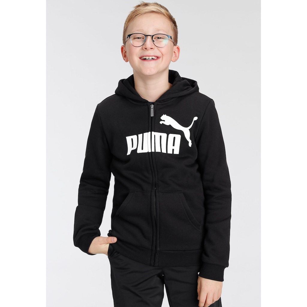 PUMA Kapuzensweatshirt »ESS BIG LOGO FZ HOODIE FL B«