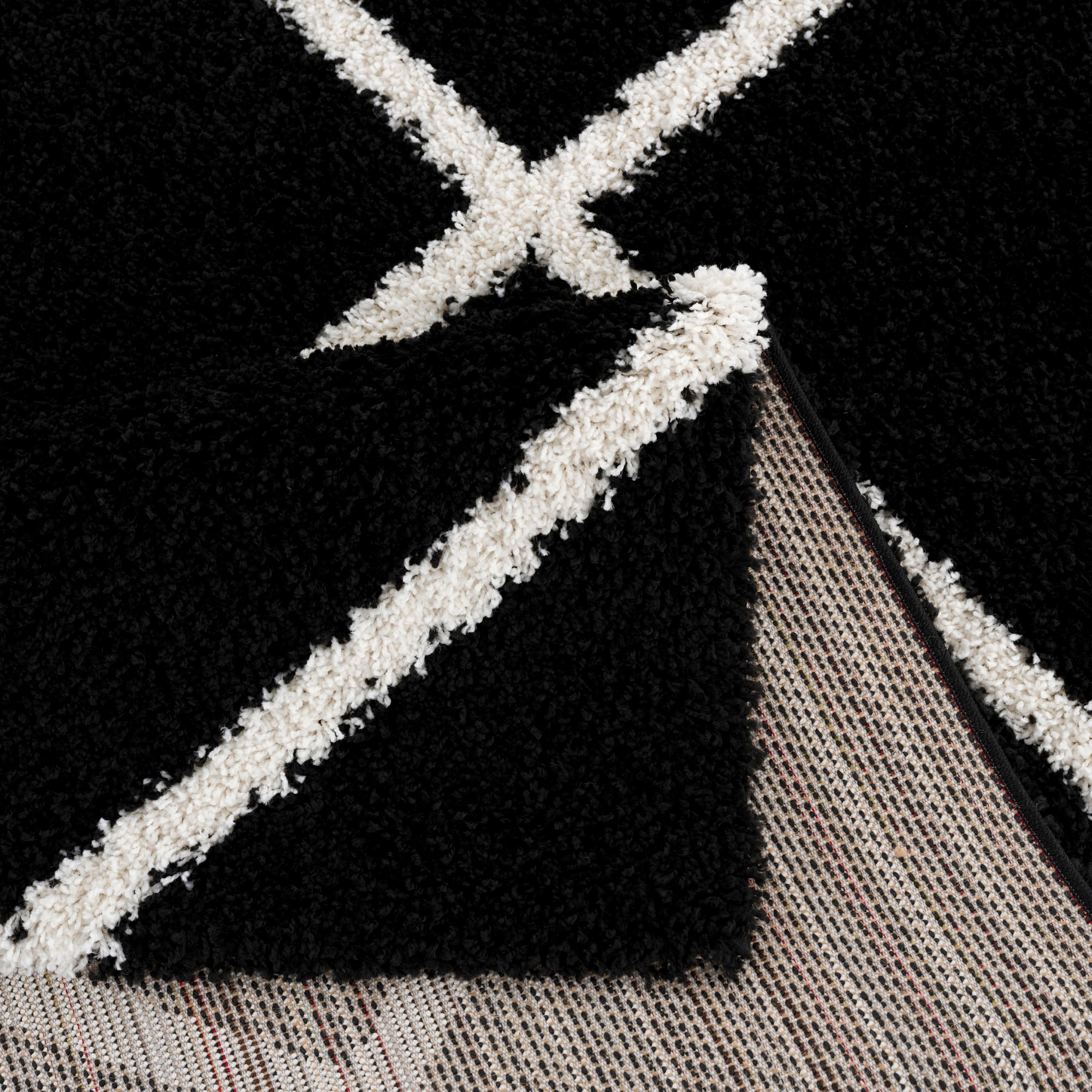 Sanat Hochflor-Teppich »Madrid«, rechteckig, 30 mm Höhe, Wohnzimmer, Langflor, Shaggy Teppich