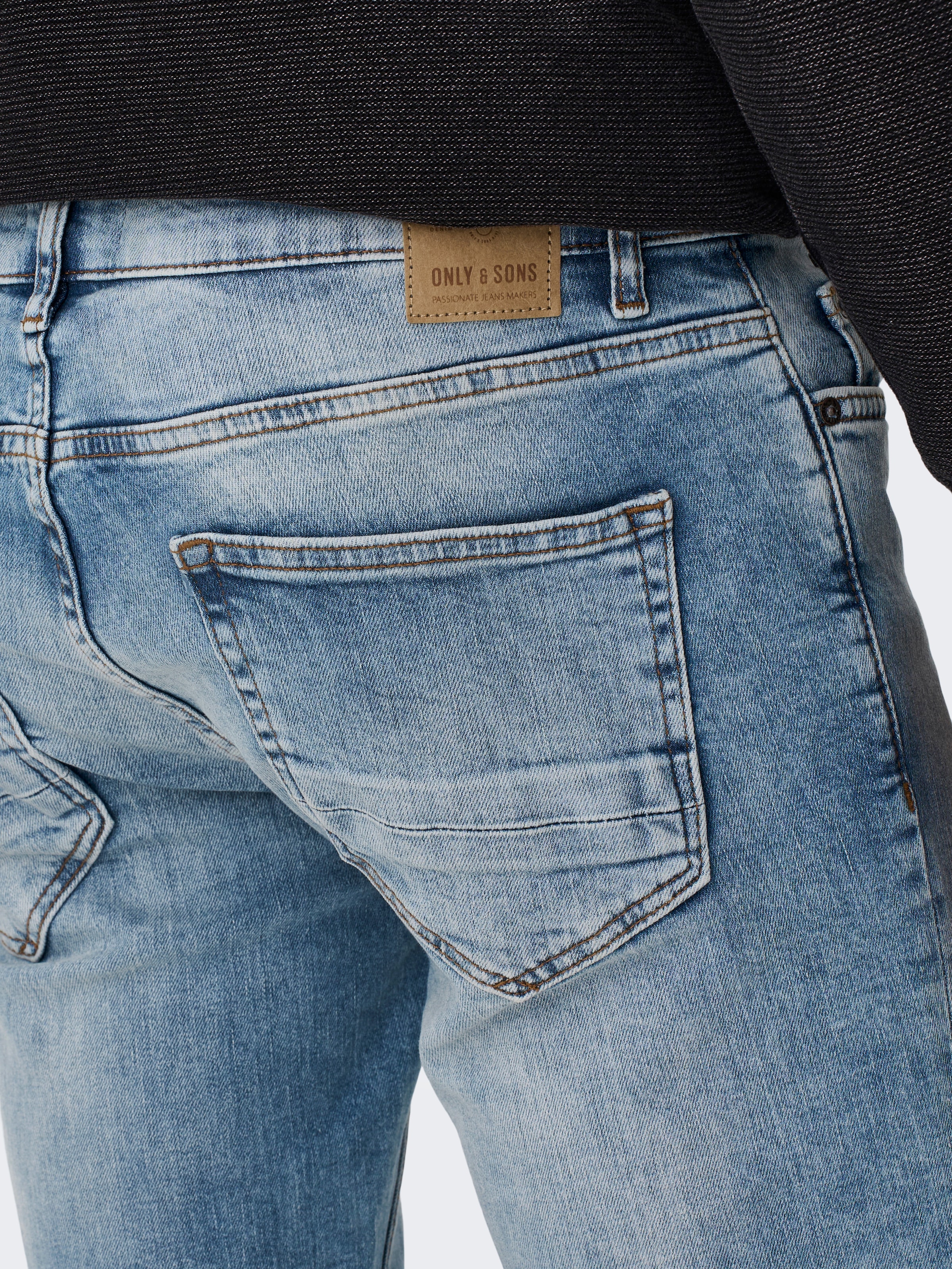 ONLY & SONS Slim-fit-Jeans »LOOM LIFE« mit niedriger Taille, sehr elastischer Denim