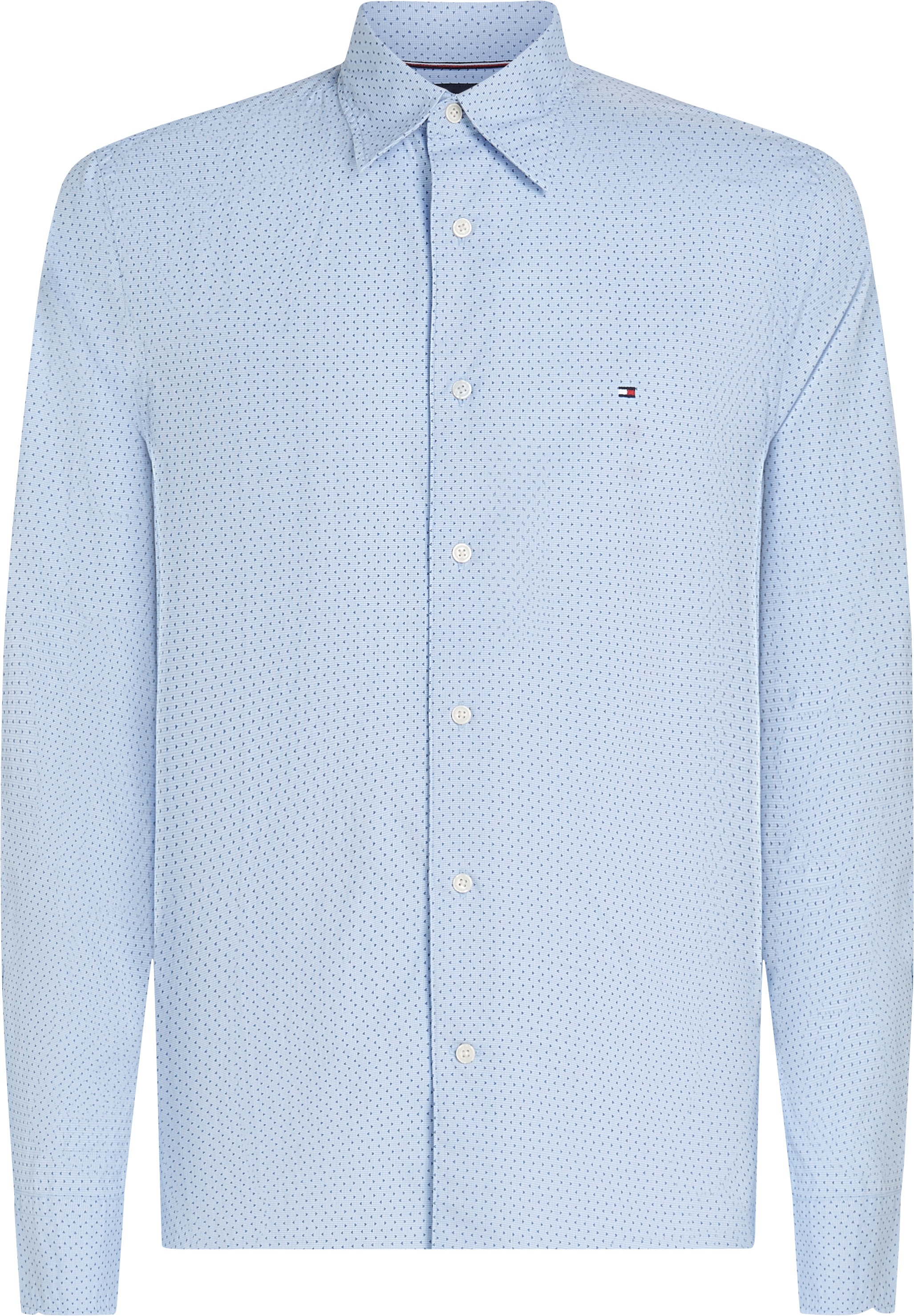 Tommy Hilfiger Big & Tall Langarmhemd »BT-FLEX POPLIN MINI PNT RF SRT-B«, Große Größen