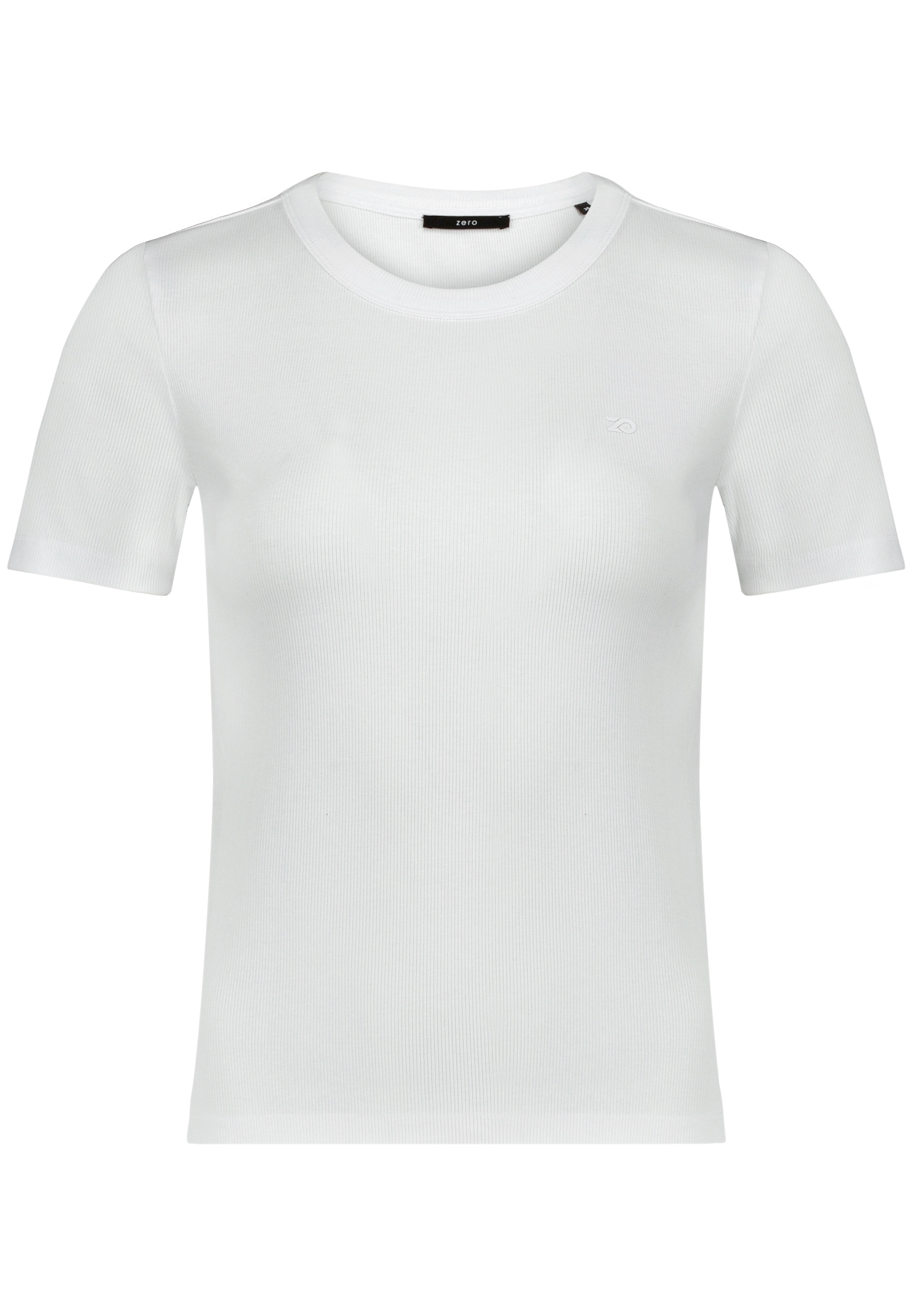 Zero Rundhalsshirt »Basic Shirt kurzarm«