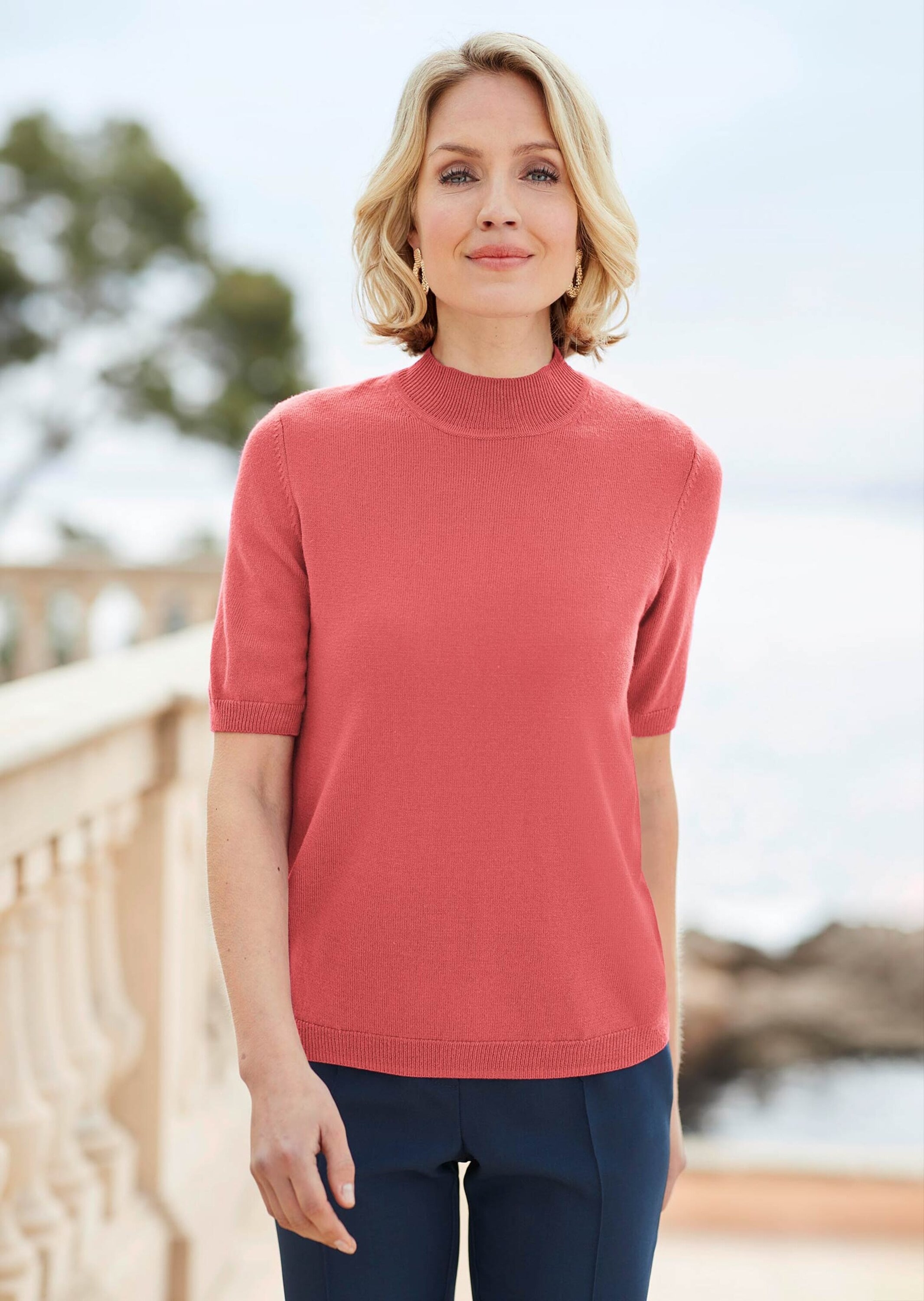 GOLDNER Strickpullover »Kurzgröße Pflegeleichtes Basic-Strickset« Ohne