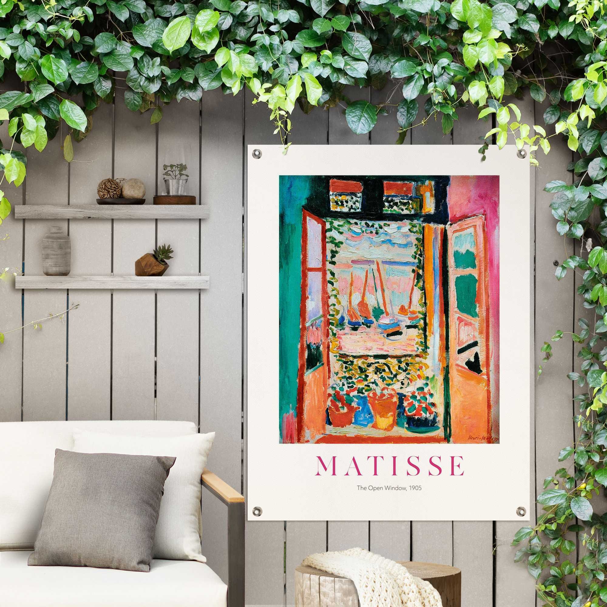 oder OTTO online Balkon für bei »Henri Garten kaufen Reinders! Matisse Window«, Outdoor Poster