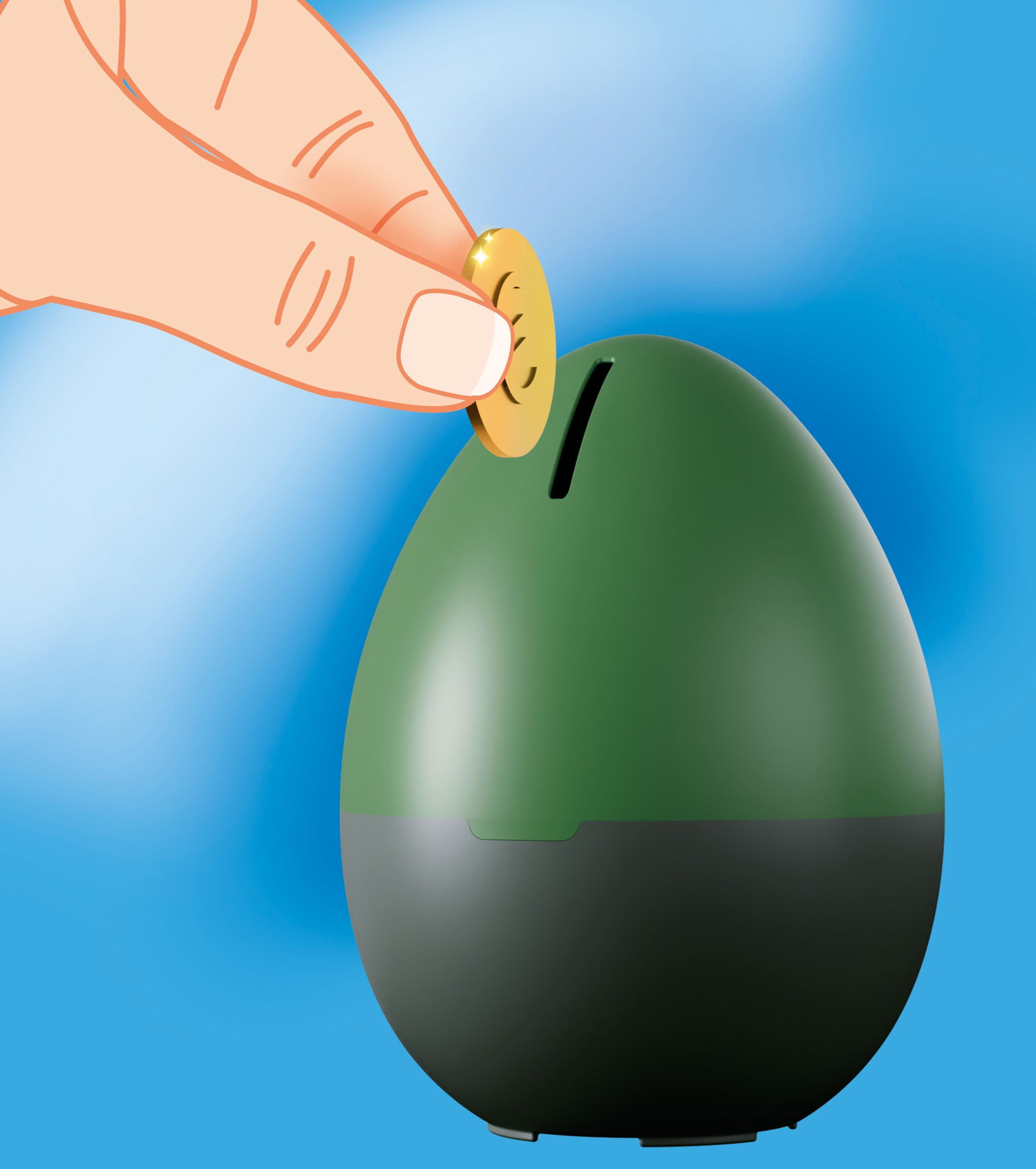 Playmobil® Konstruktions-Spielset »Spiel-Ei: Weltraum (72103), City Action«