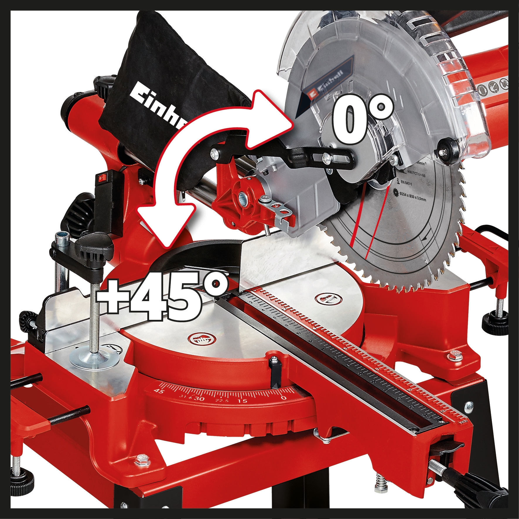 Einhell Zug-, Kapp- und Gehrungssäge »TC-SM 2531/2 U«