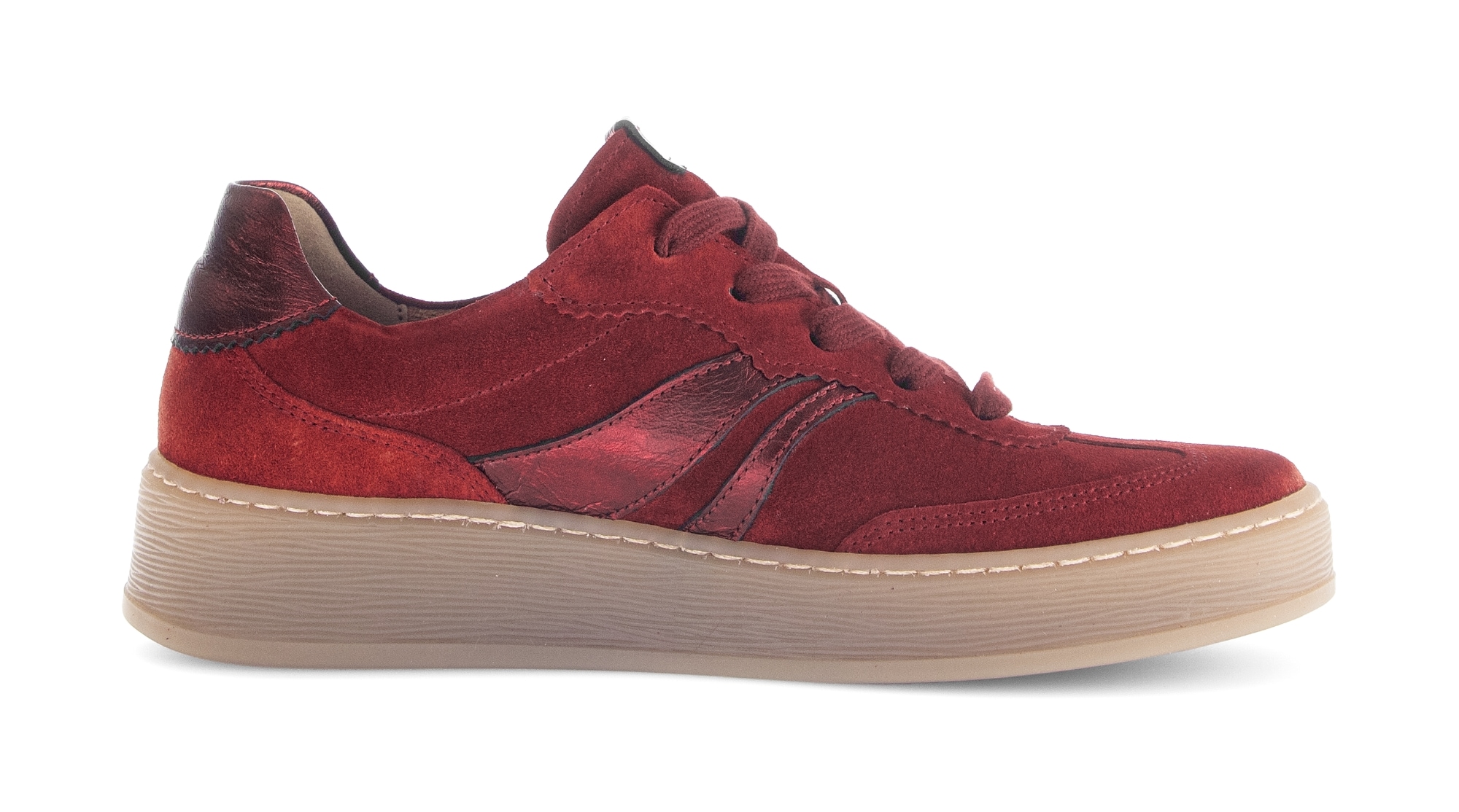 Gabor Plateausneaker »FLORENZ«  , Freizeitschuh, Halbschuh, Schnürschuh in Bequemweite G (= weit)
