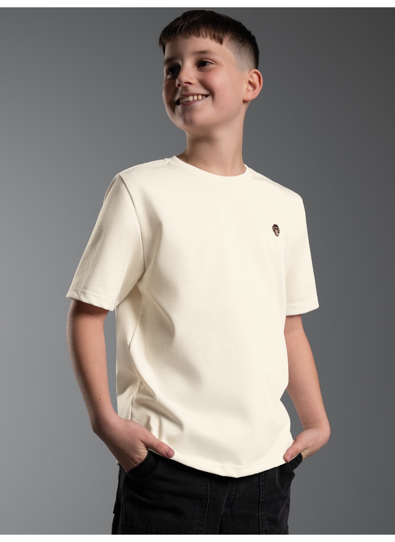 Trigema T-Shirt »TRIGEMA Heavy Oversized T-Shirt mit Affe Charly-Stickmotiv« 1