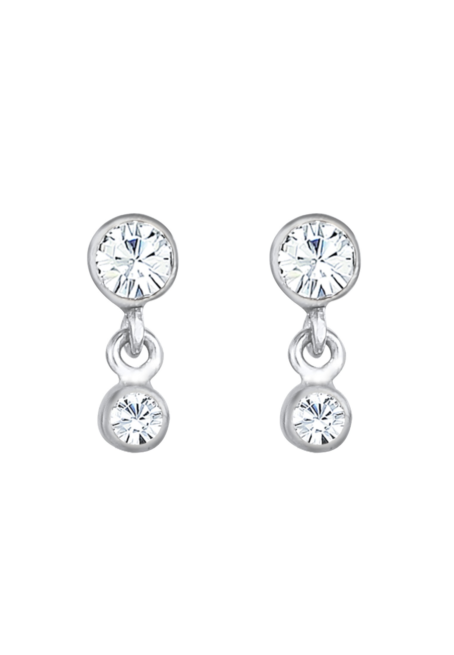Elli Paar Ohrhänger »Ohrringe Ohrhänger 925 Silber, mit Kristallen von Swarovski®«