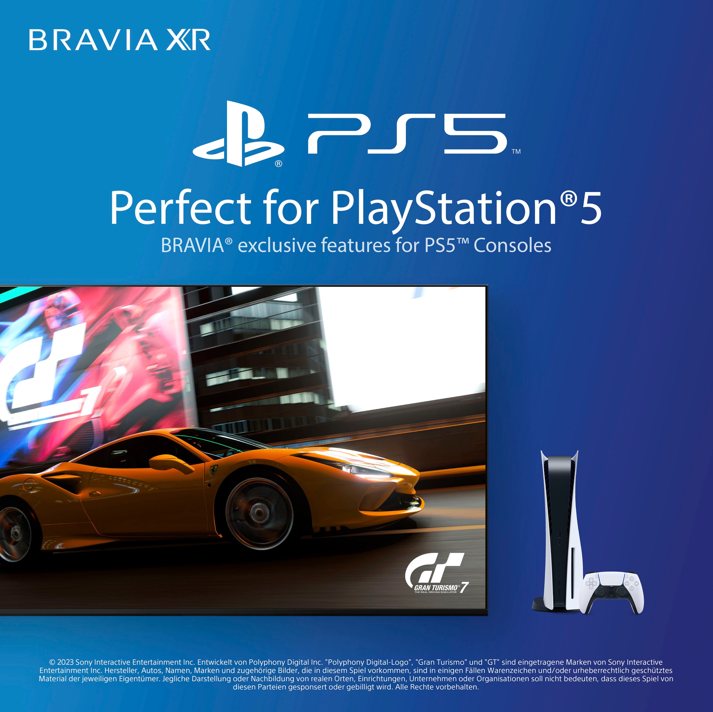 Sony OLED-Fernseher »XR-83A80L«, 4K Ultra HD, Google TV-Smart-TV-Android TV, Smart-TV, TRILUMINOS PRO, BRAVIA CORE, mit exklusiven PS5-Features
