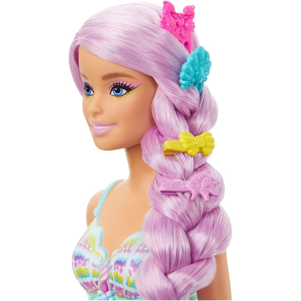 Barbie Meerjungfrauenpuppe »Meerjungfrau mit langem rosafarbenem Haar«