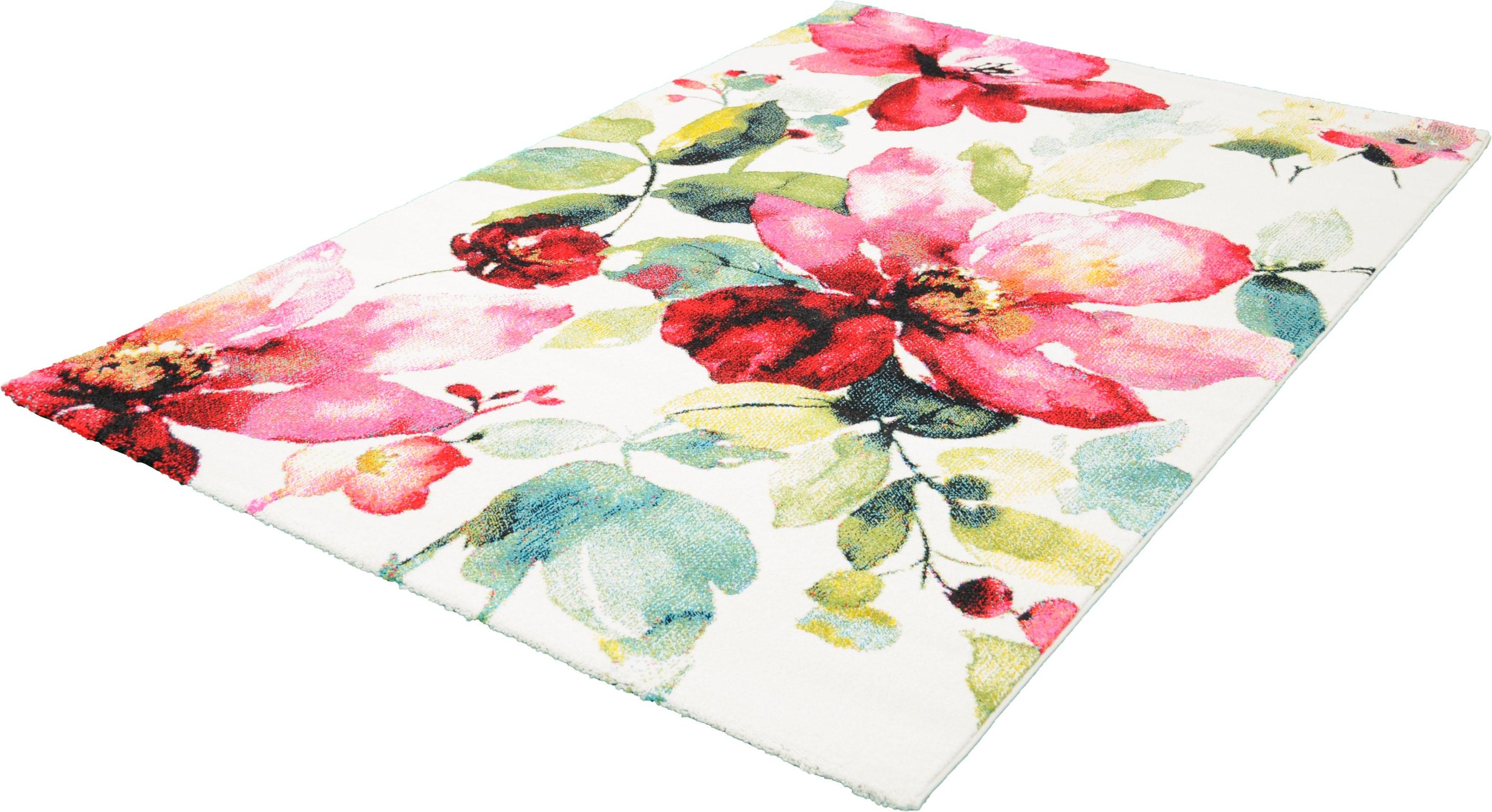 merinos Teppich »BELIS BLUME«, rechteckig, 13 mm Höhe, Wohnzimmer