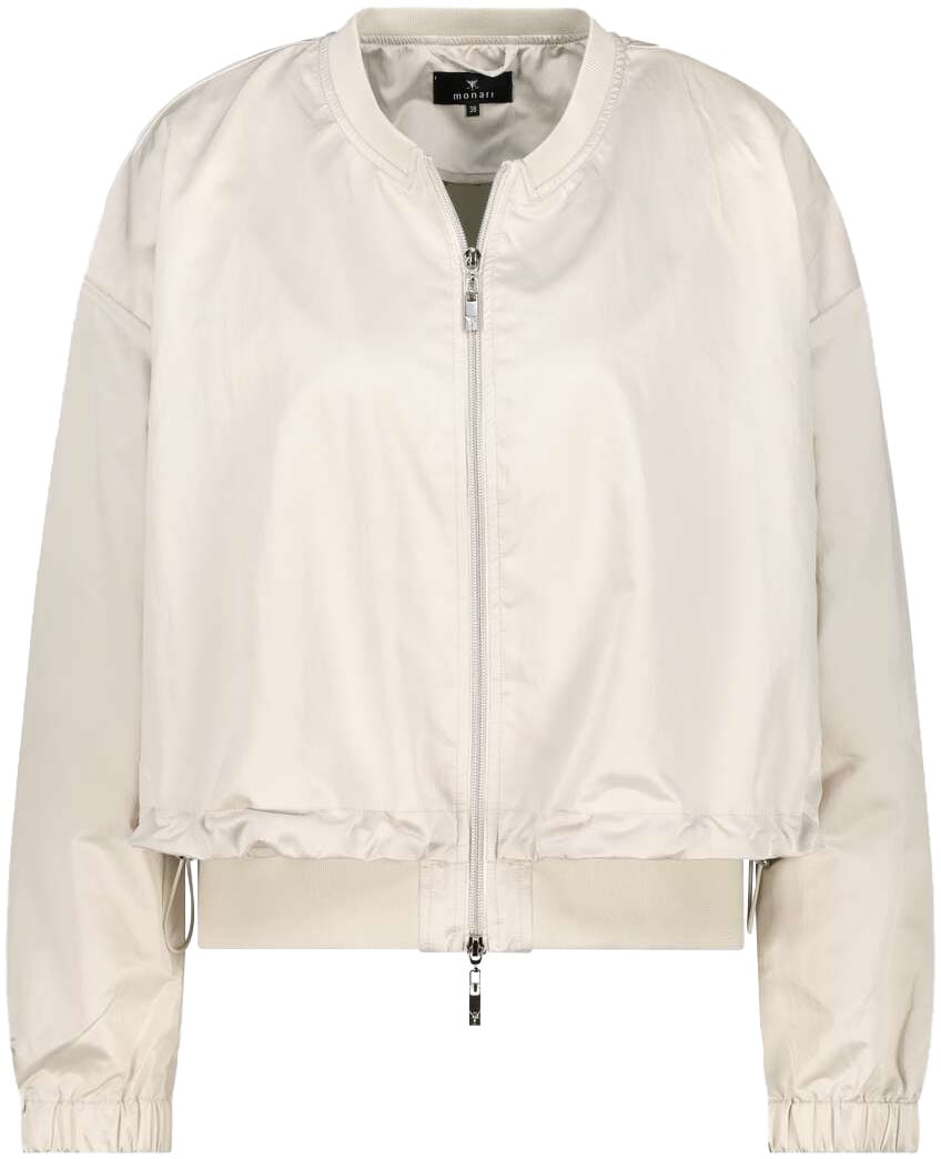 Monari Blouson »Jacke Nylon«, ohne Kapuze, mit Zwei-Wege-Reißverschluss