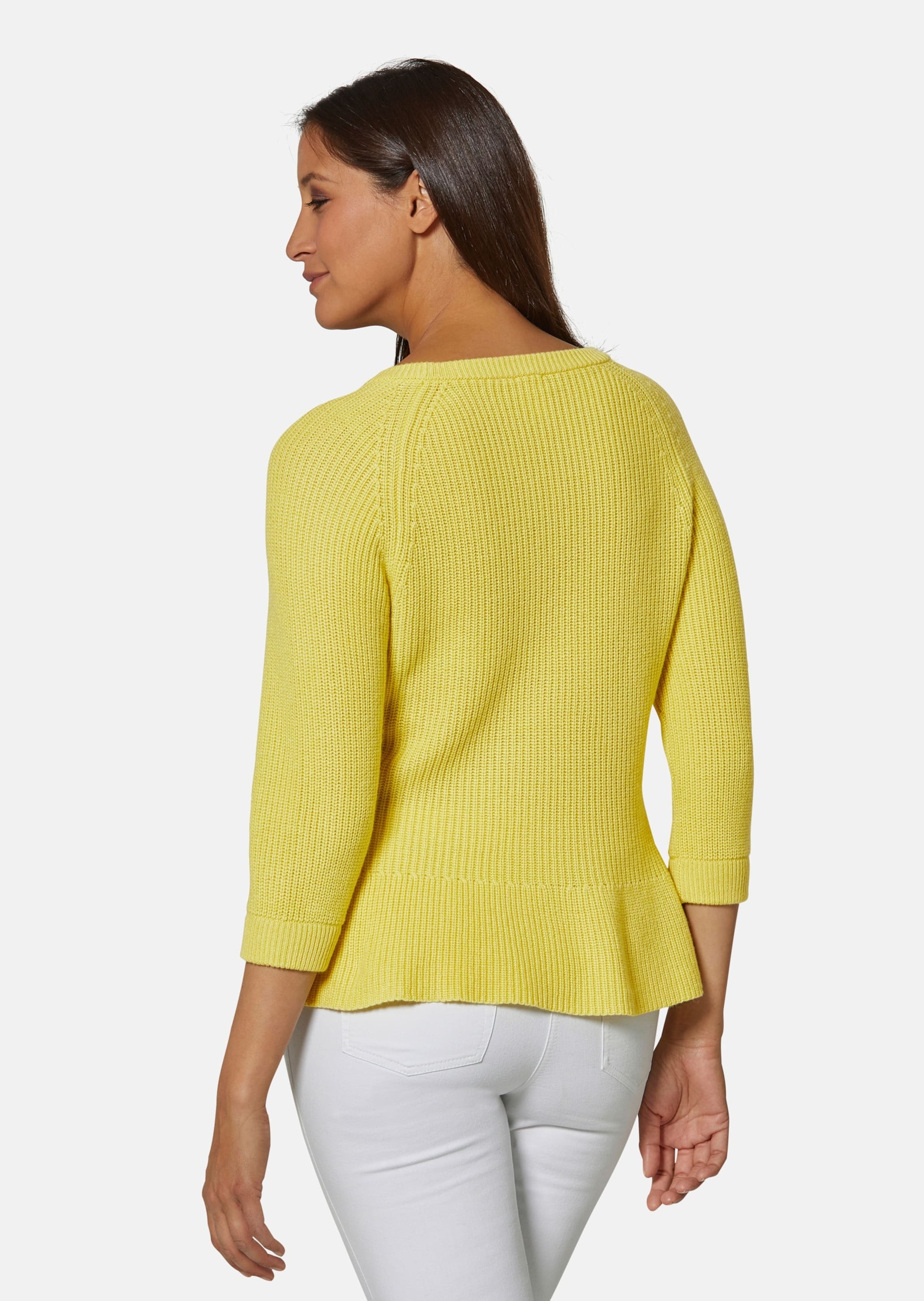 MADELEINE Longpullover »Pullover Pullover mit Schößchen«
