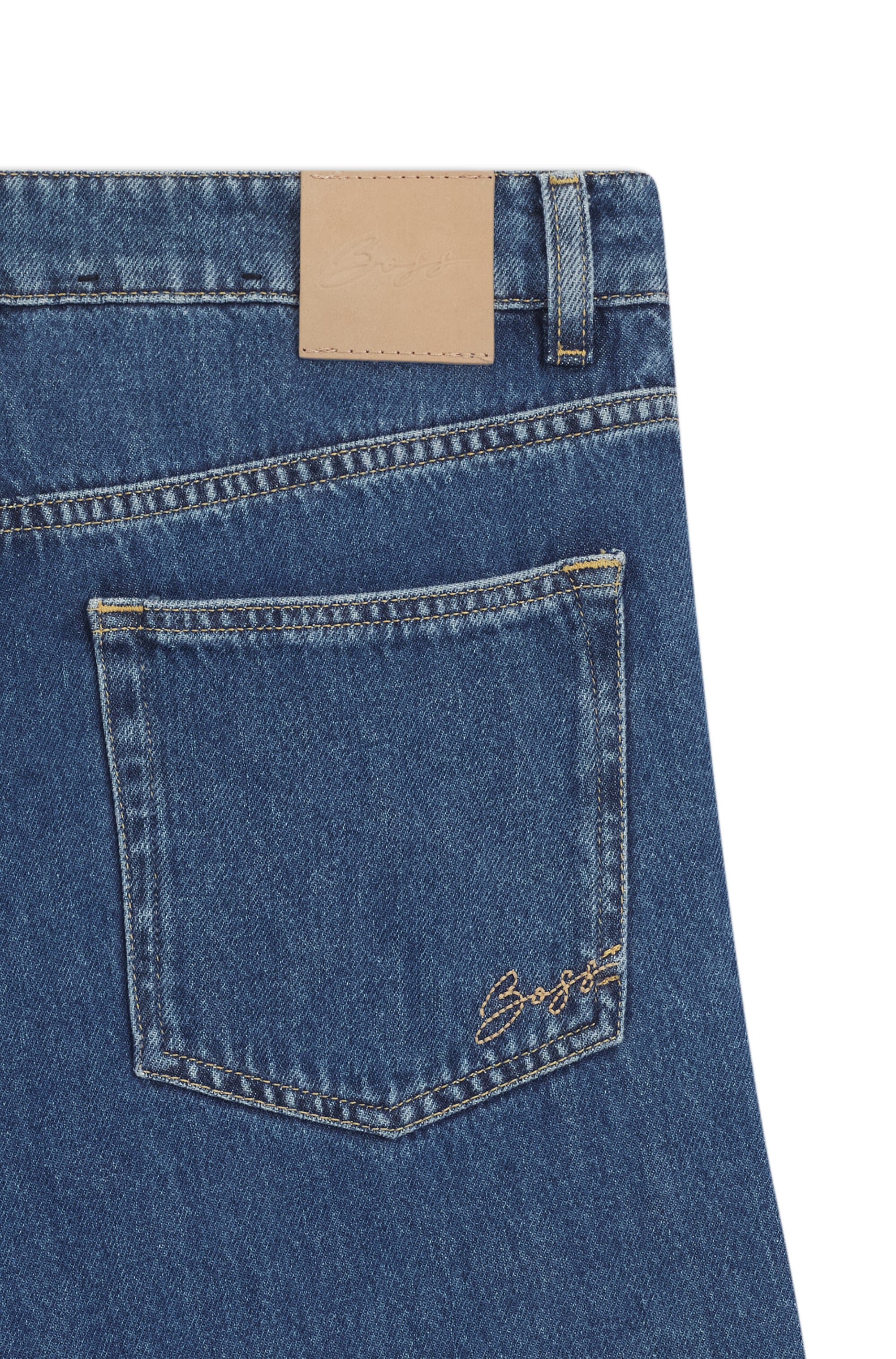 BOSS ORANGE Weite Jeans »MARLENE HR 10.0 Premium Damenmode« mit hohem Bund