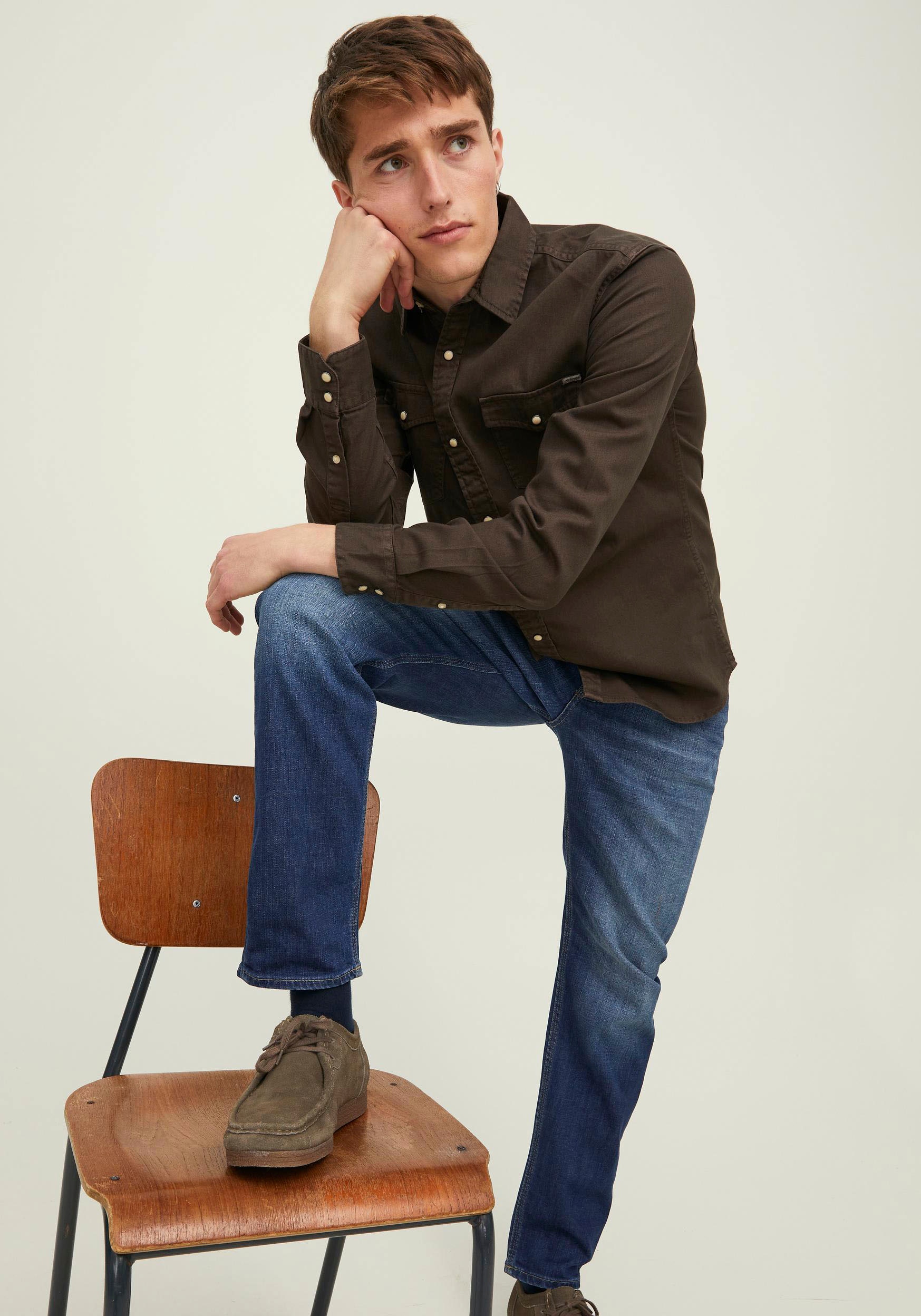 Jack & Jones Tapered-fit-Jeans »MIKE WOOD«
