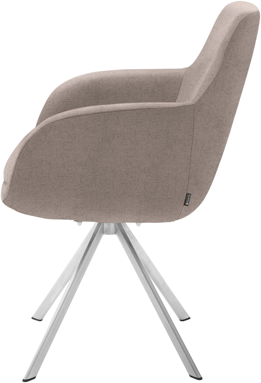 Musterring Esszimmerstuhl »Tavia« (Set) 2 Stk.Stativgestell Edelstahl, wahlweise mit Drehfunktion, diverse Farben