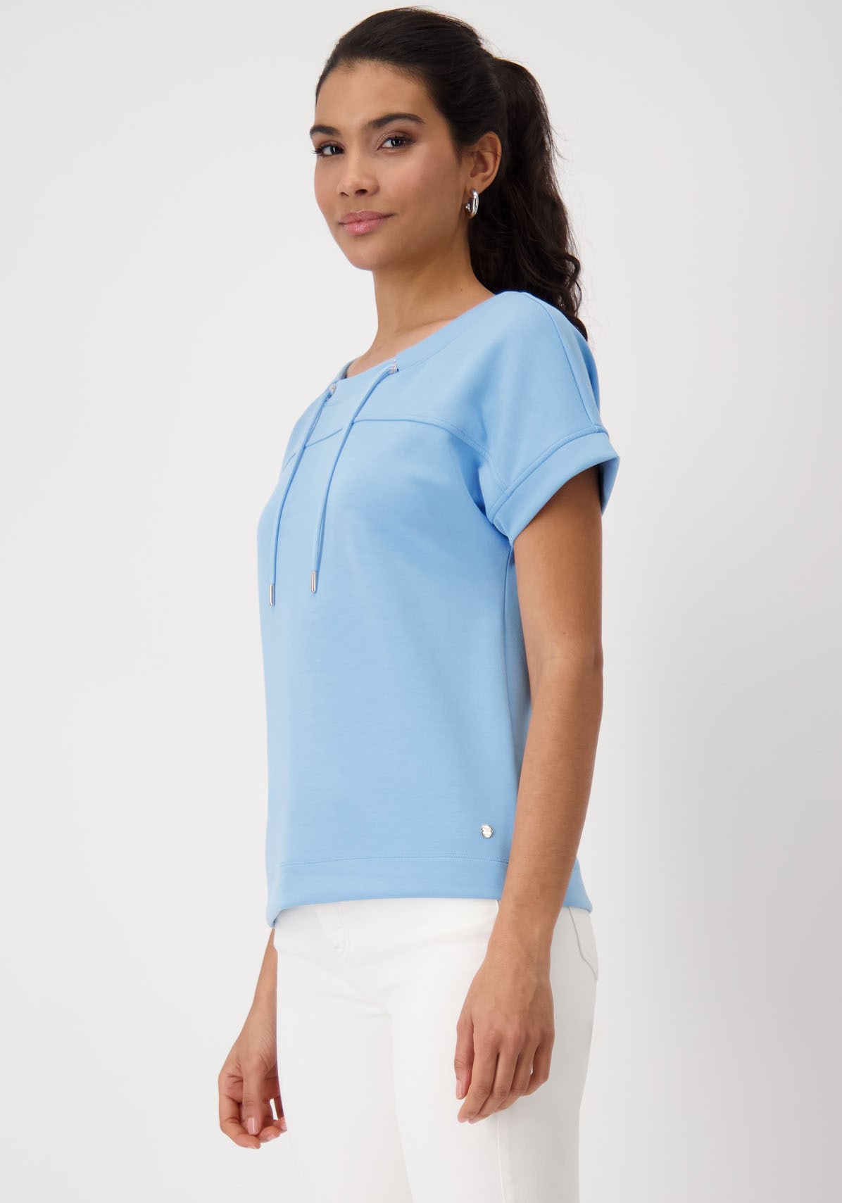 Monari Sweatshirt, mit Kordeldurchzug