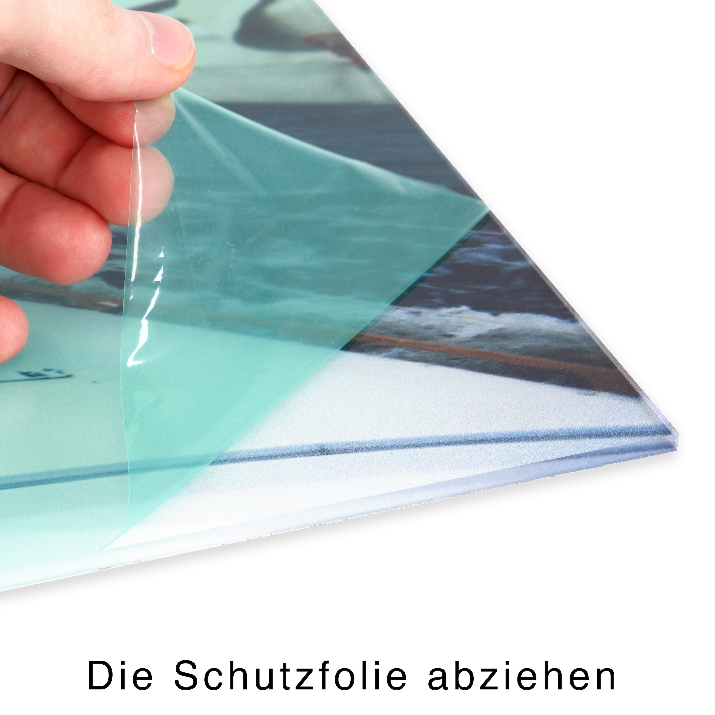queence Acrylglasbild »Regenzauber«, Bilder von Frauen-Fantasy-Frau-Gemälde-Sterne-Kunst, (1 St.), Knallige, tolle Farben auf hochwertigem Acrylglas gedruckt