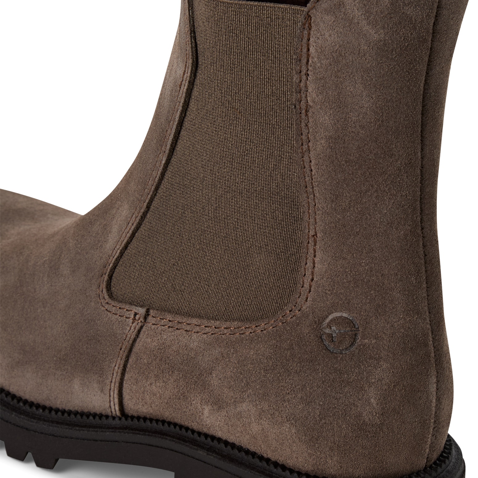 Tamaris Chelseaboots, Blockabsatz, Businessschuh, Schlupfboots mit Stretcheinsätzen