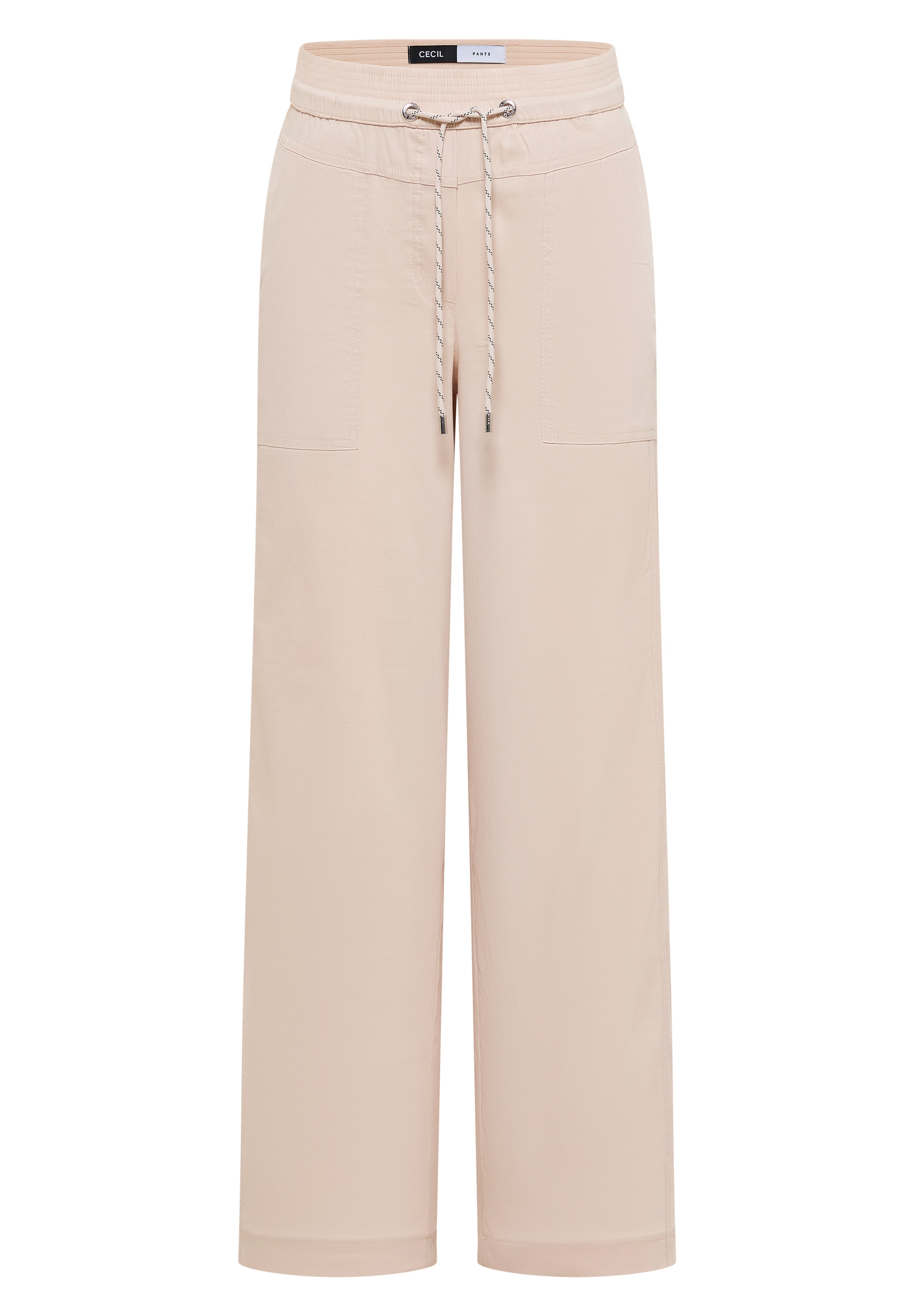 Cecil Stoffhose »Style Neele«  Elastikbund, feines Streifemuster, Loose Fit