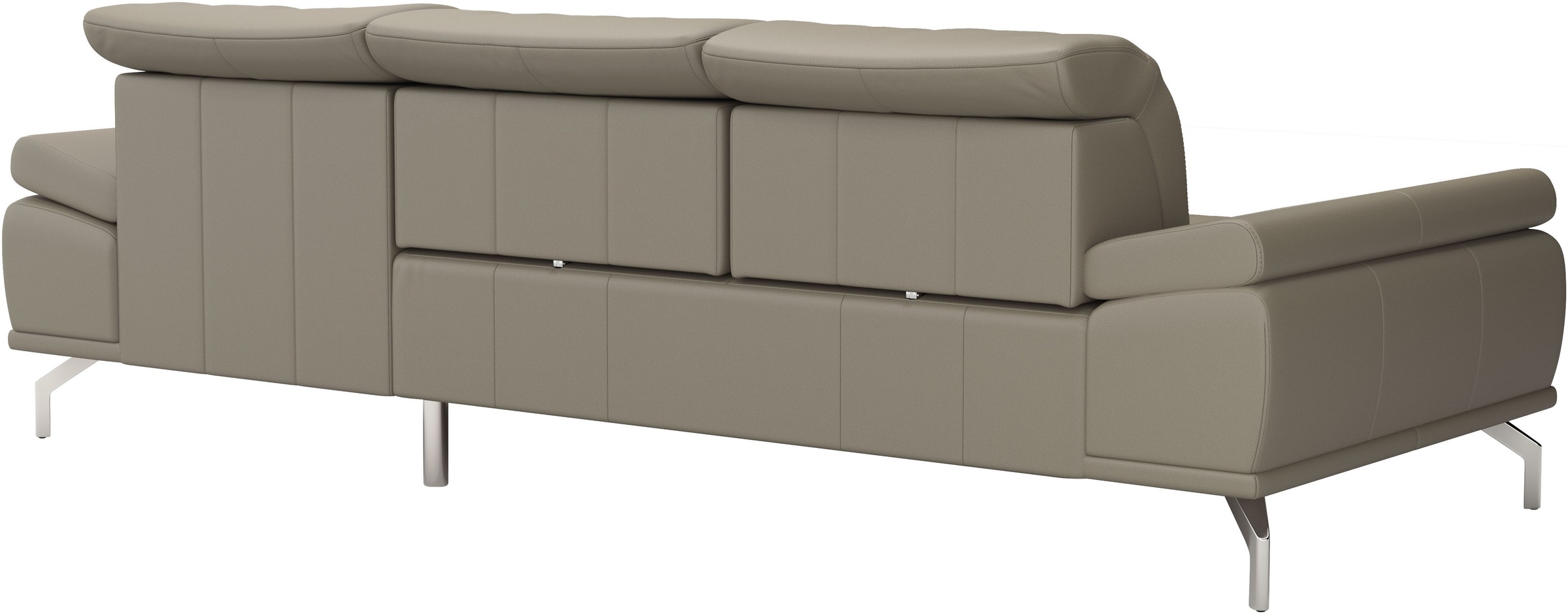 Places of Style Ecksofa »Caluna«, Inkl.Sitztiefenverstellung, wahlweise mit Kopf- und Armteilverstellung