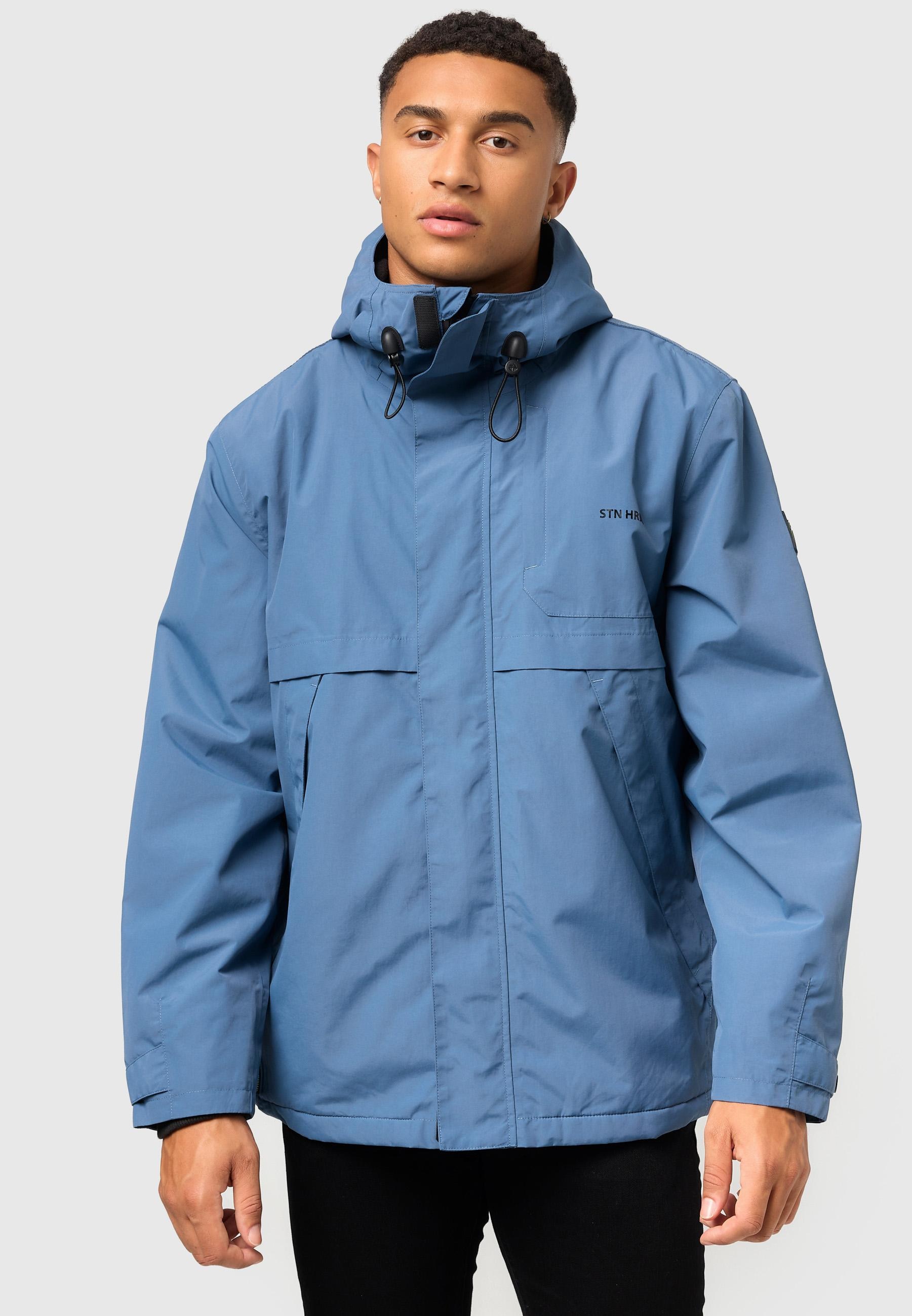 Stone Harbour Regenjacke »Outdoorjacke Zanjaar«, mit Kapuze, Wasserdichte Herren Übergangsjacke mit Fleece-Futter