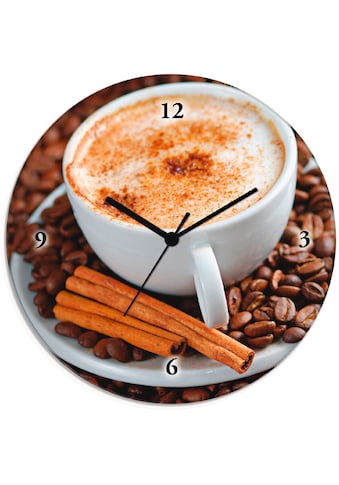 Wanduhr »Cappuccino - Kaffee«