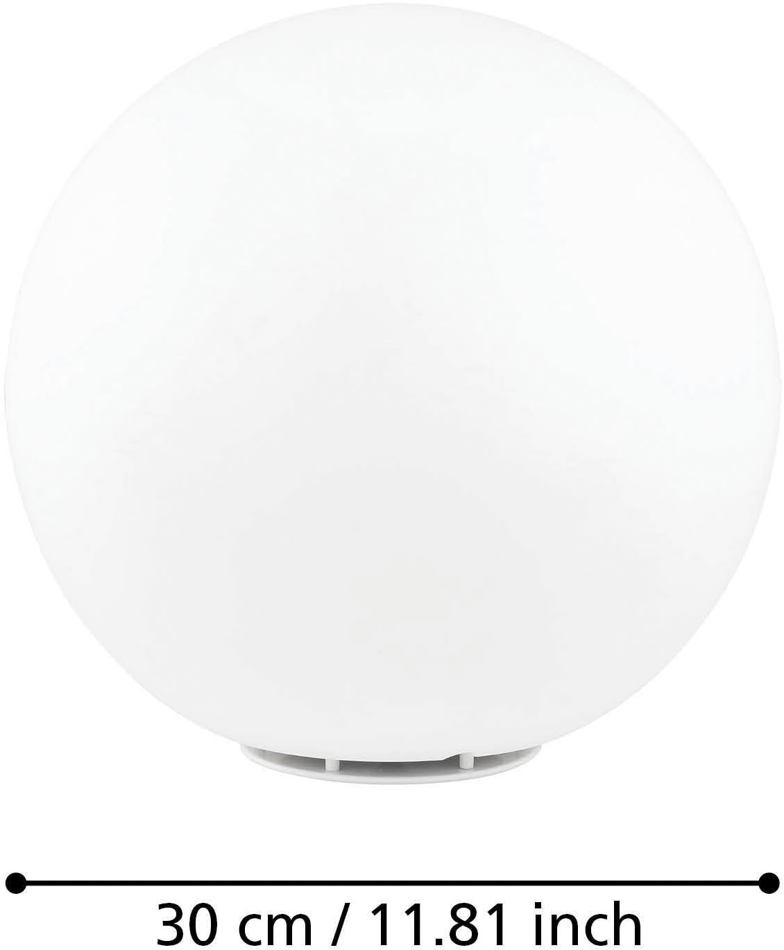 EGLO Kugelleuchte »Monterolo Garten Kugel, Außenleuchte, Kunststoff, E27, IP65« E27 1 Stk. Kugelleuchte - weiß - 1X40W exkl.