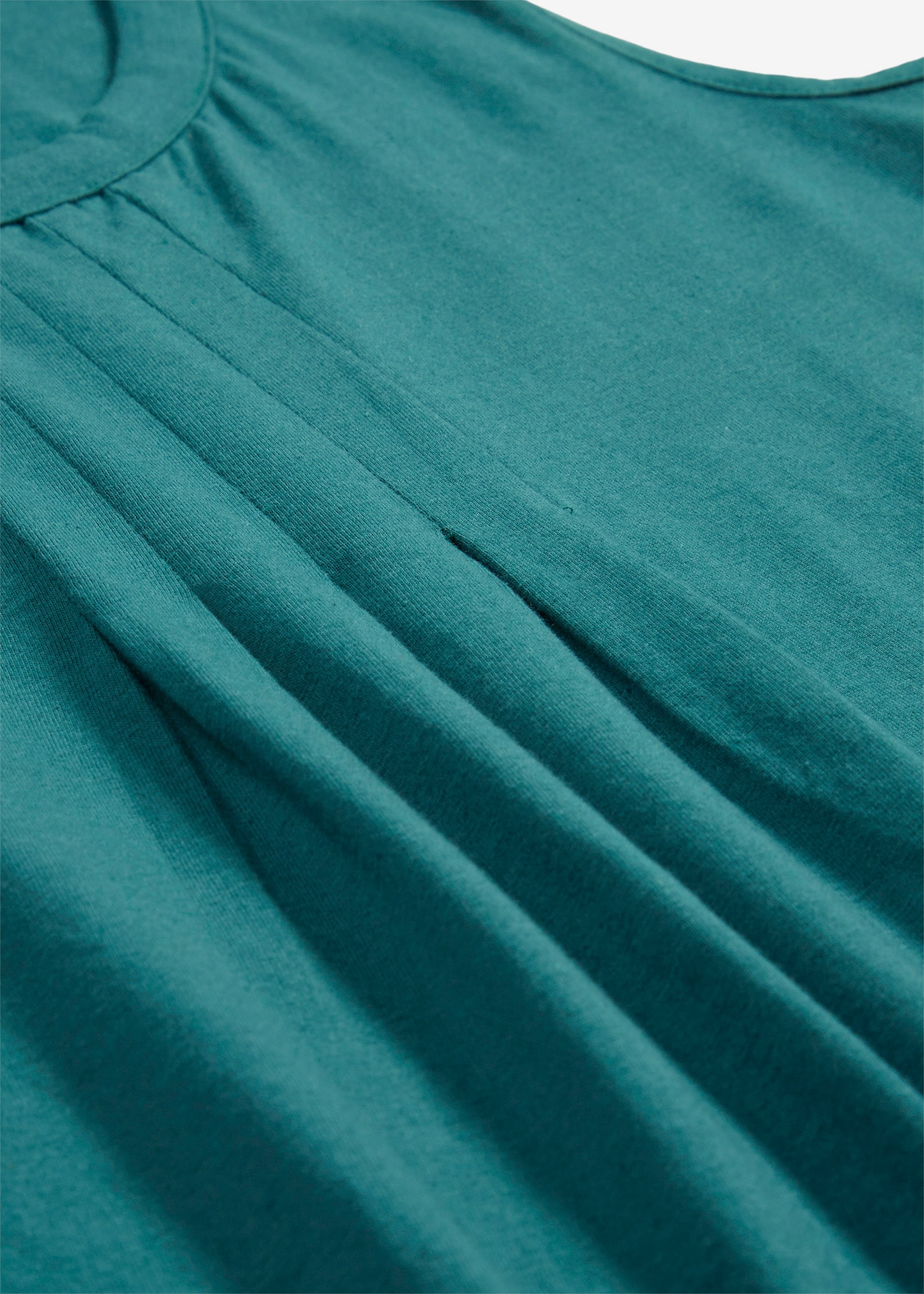 bonprix Longtop »Long-Top« mit elegantem Faltendetail, lockere Passform, reine Baumwolle