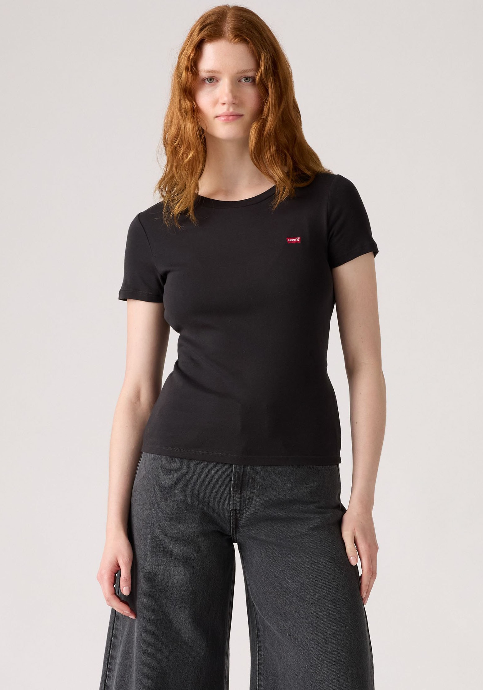 Levi's® T-Shirt »Mini-Logo« Packung, 2 Stk. mit kleiner Markenlogo-Stickerei auf der Brust