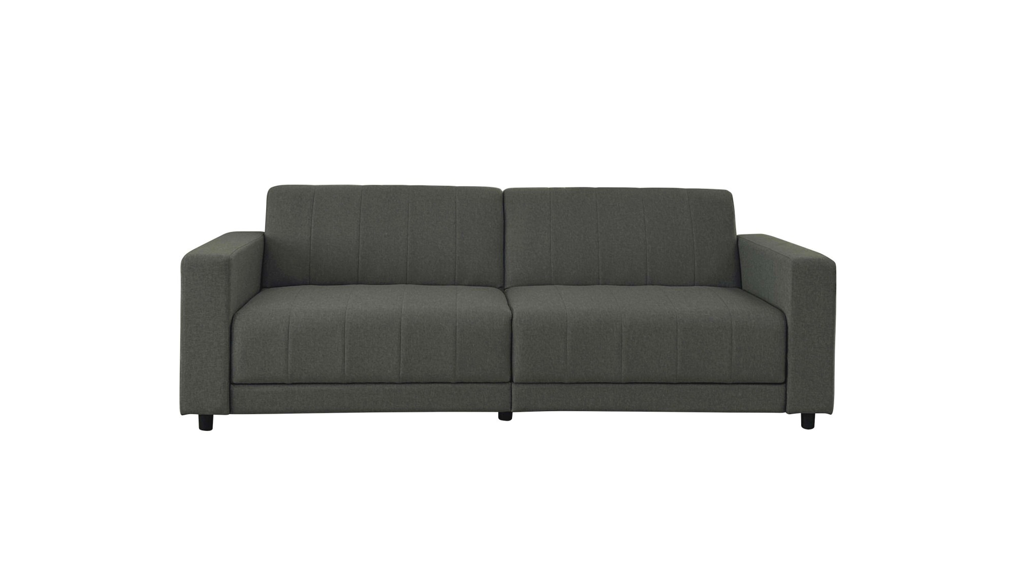 Dorel Home 3-Sitzer »Allie II Schlafsofa 225 cm«, Bett-Funktion (108/190cm), Rückenlehne 2-teilig, mit Steppung