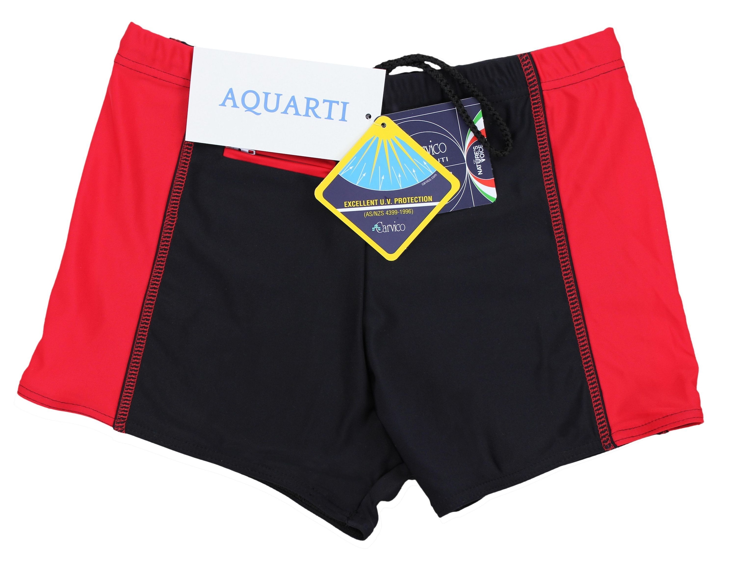 AQUARTI Badehose »Badehose Aquarti Herren Badehose mit Reißverschlusstasche«