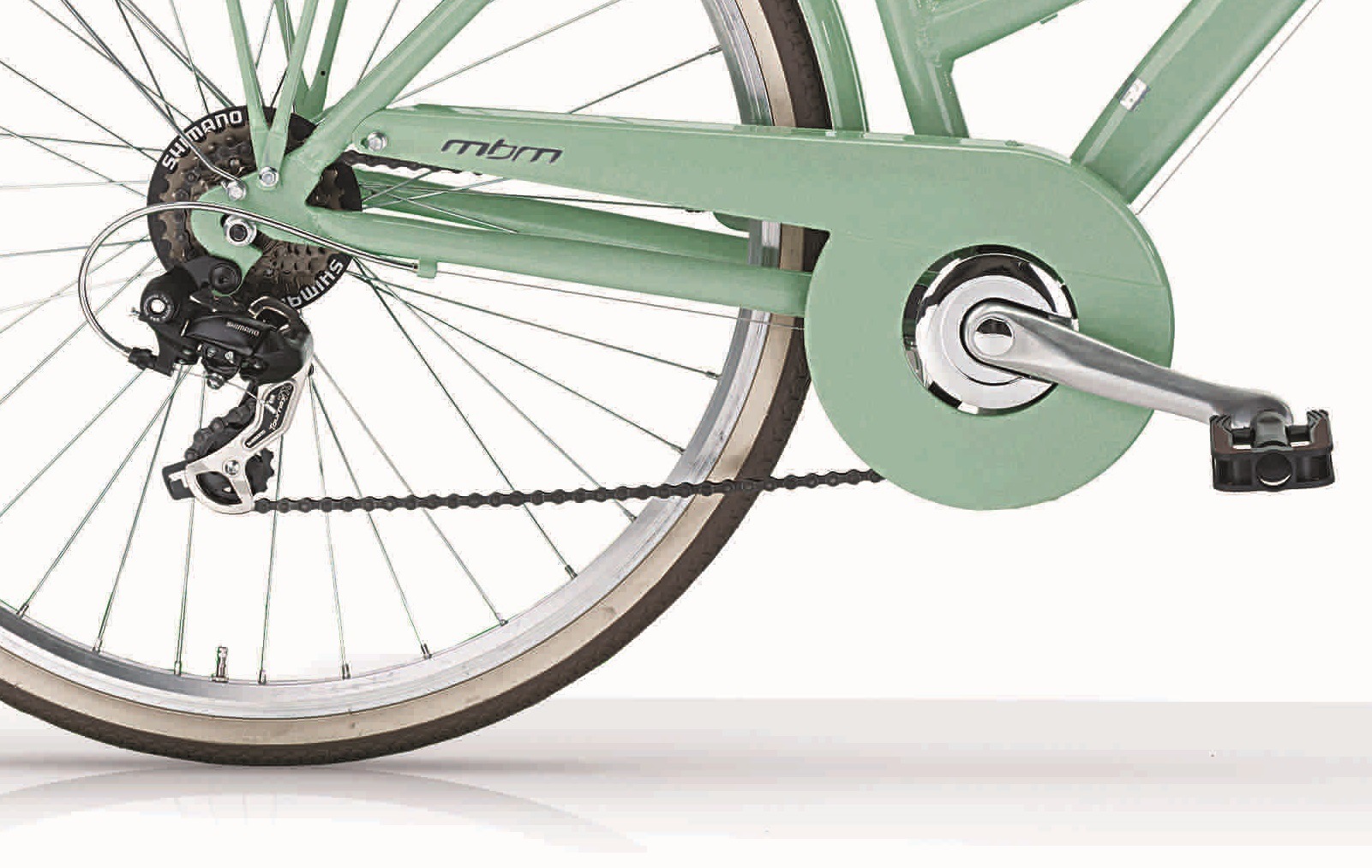 MBM Trekkingrad »Trekkingbike New Boulevard Woman 28" 18-Gang Mint«, Kettenschaltung