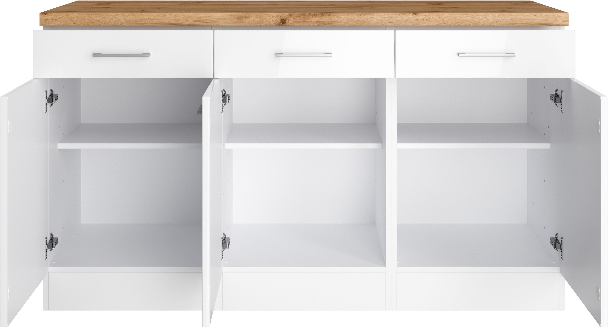 KOCHSTATION Unterschrank »KS-Milan«, Unterschrank 150 cm, matte oder hochglänzende Fronten