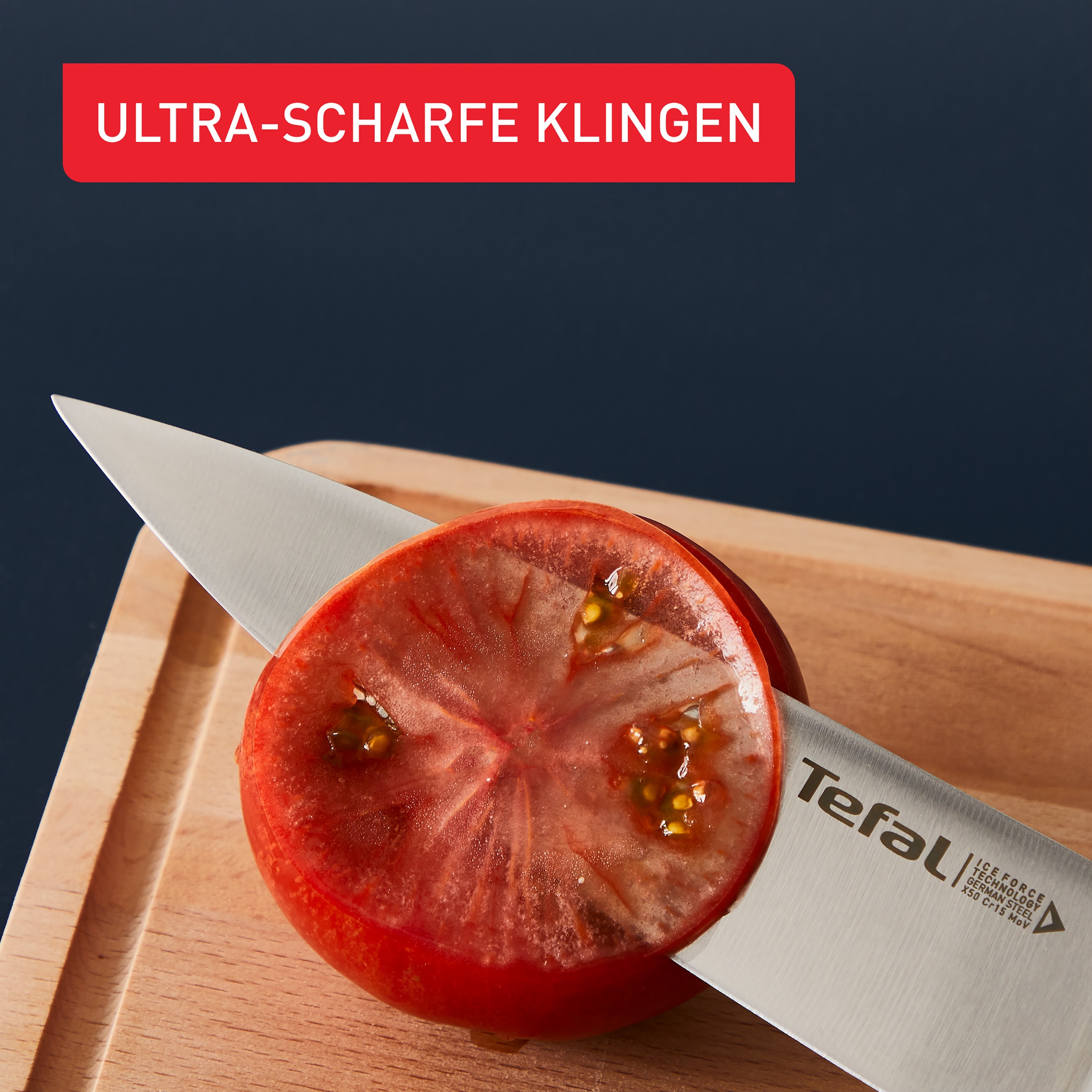 Tefal Kochmesser »Ice Force« 15 cm, Eishärtungstechnologie, Klinge aus deutschem Edelstahl