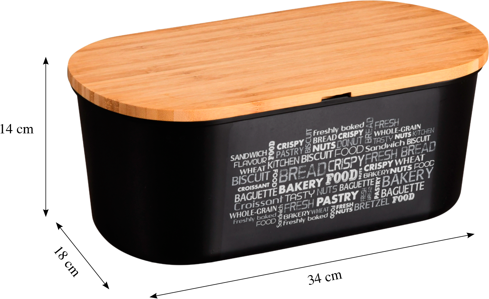 KESPER® Brotkasten »Brotbox, FSC« Deckel als Schneidebrett verwendbar