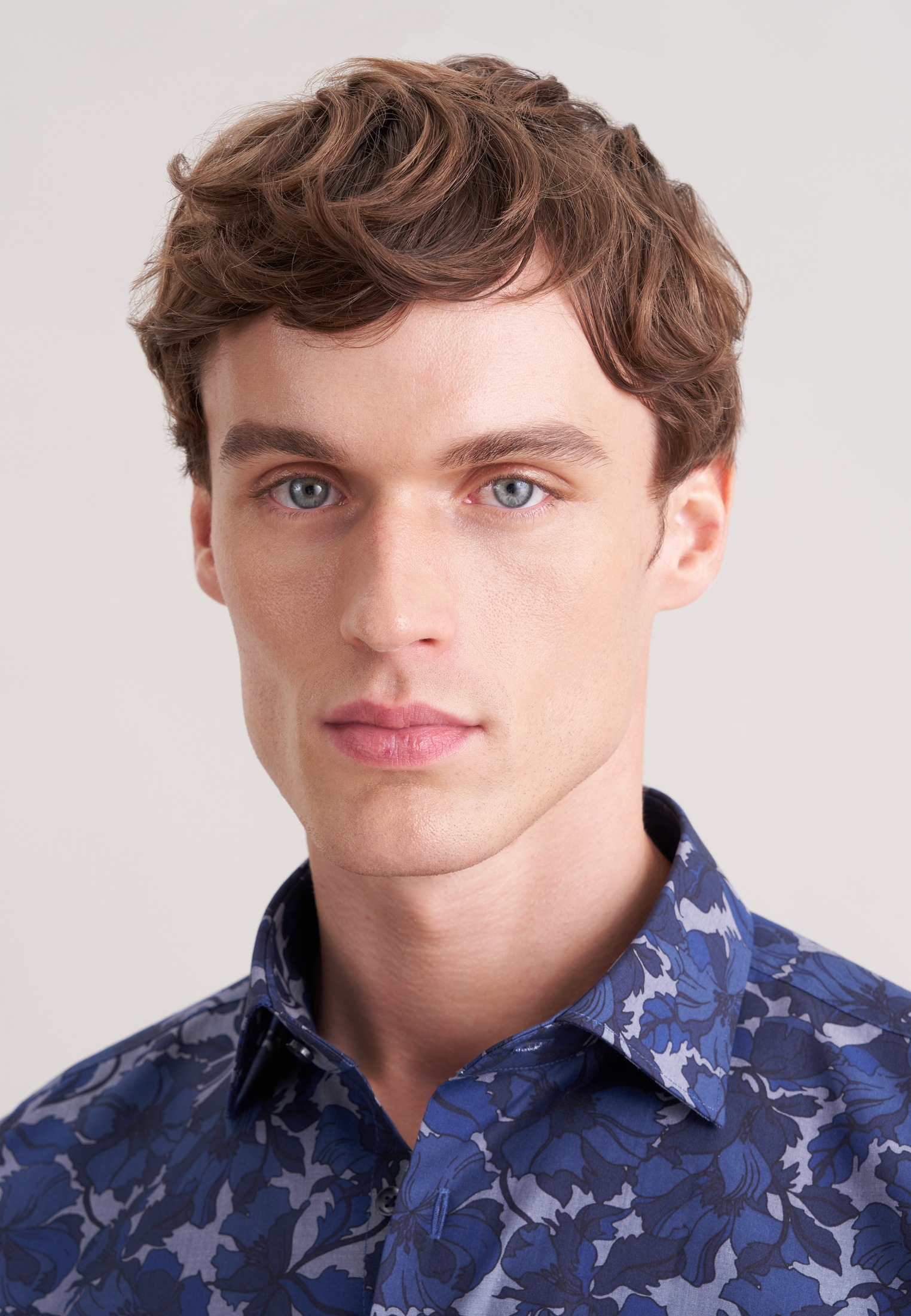 seidensticker Businesshemd »Schwarze Rose« Shaped 1/1 Kentkragen Druck