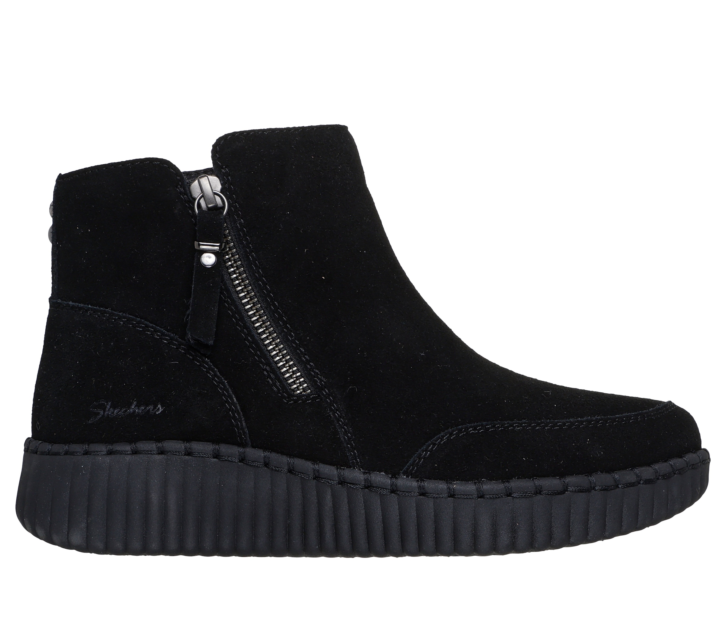 Skechers Winterboots »WILSHIRE BLVD-WEEKEND CRUSH«  Reißverschluss-Boots mit modischer Rahmennaht