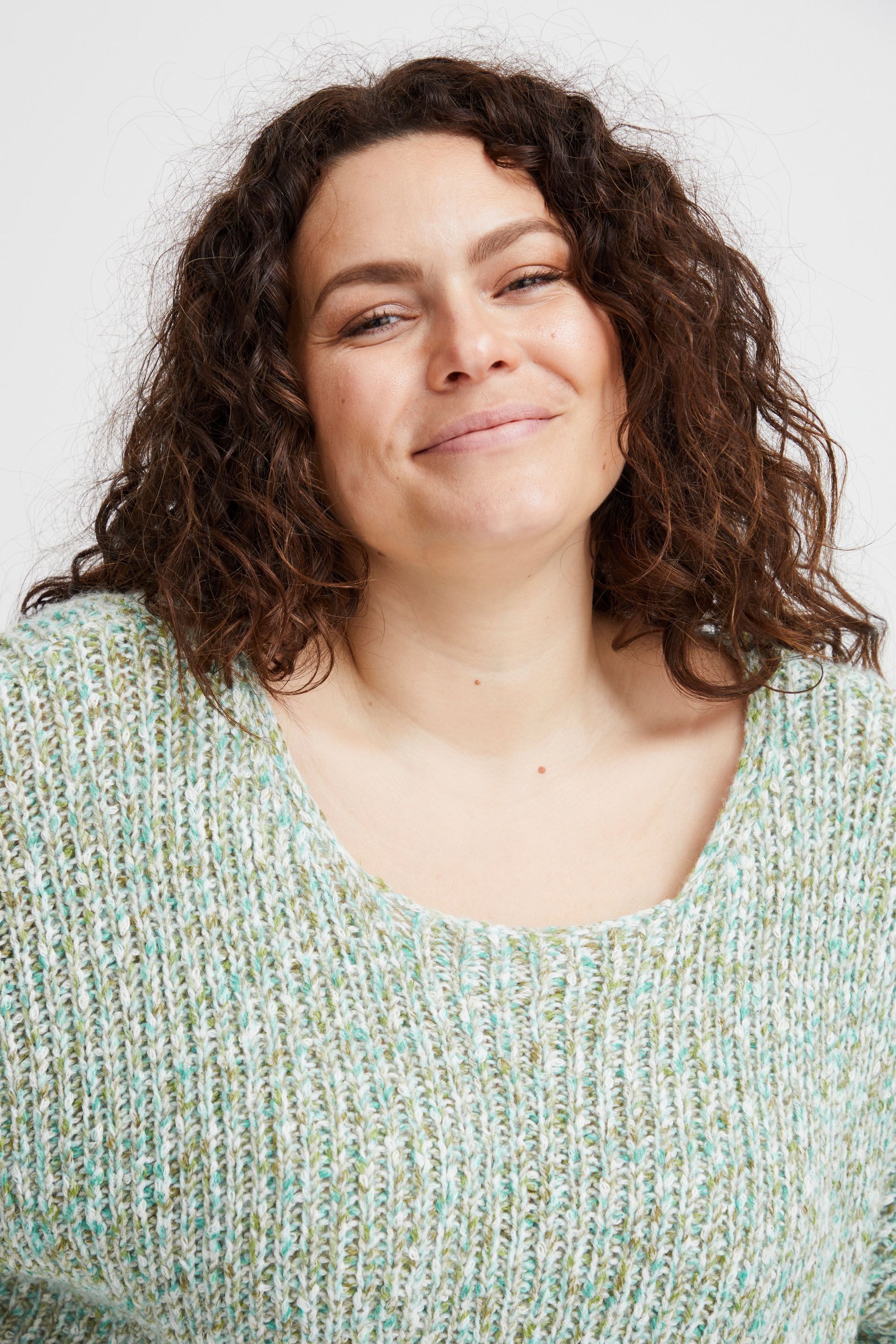 fransa Strickfleece-Pullover »Strickpullover FPSpotta«