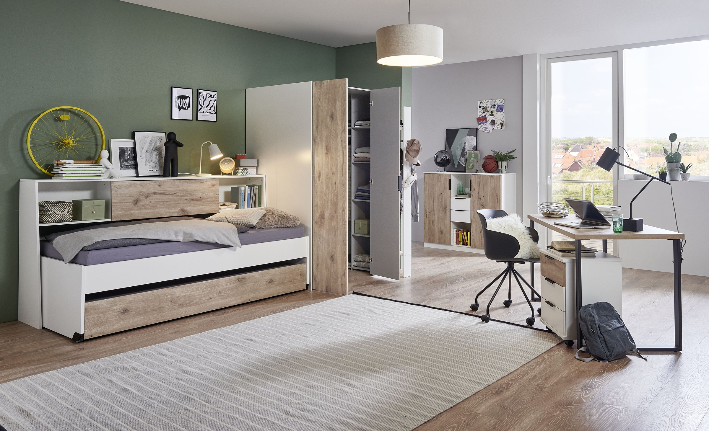 Wimex Eckschrank »Norderney«, Begehbarer Kleiderschrank, Ecklösung, Garderobe
