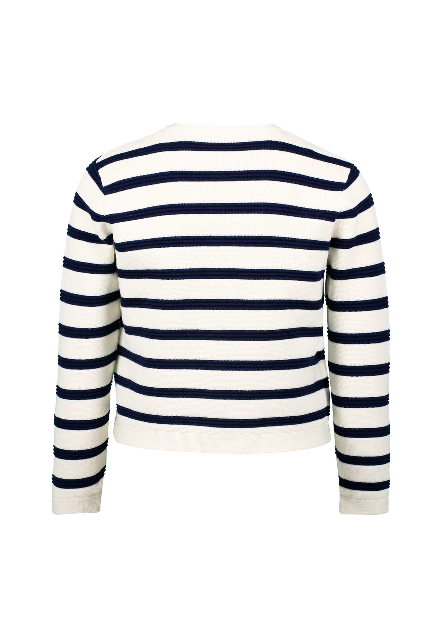 Zero Strickjacke »Strickjacke gestreift mit Knopfleiste«