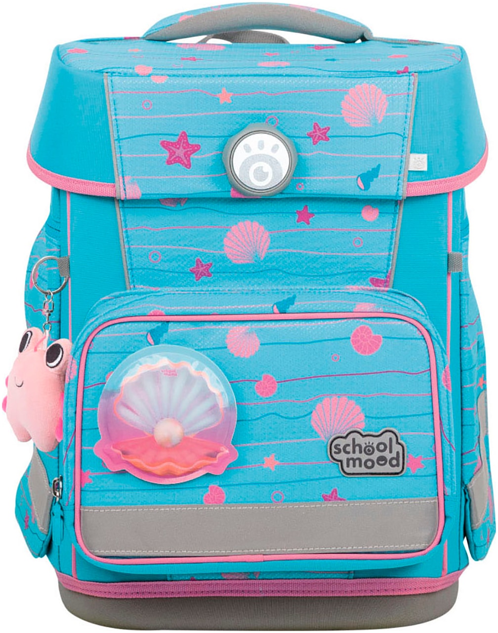 SCHOOL-MOOD® Schulranzen »Champion Maxx Pro« retroreflektierende Flächen mit LED-Patchy