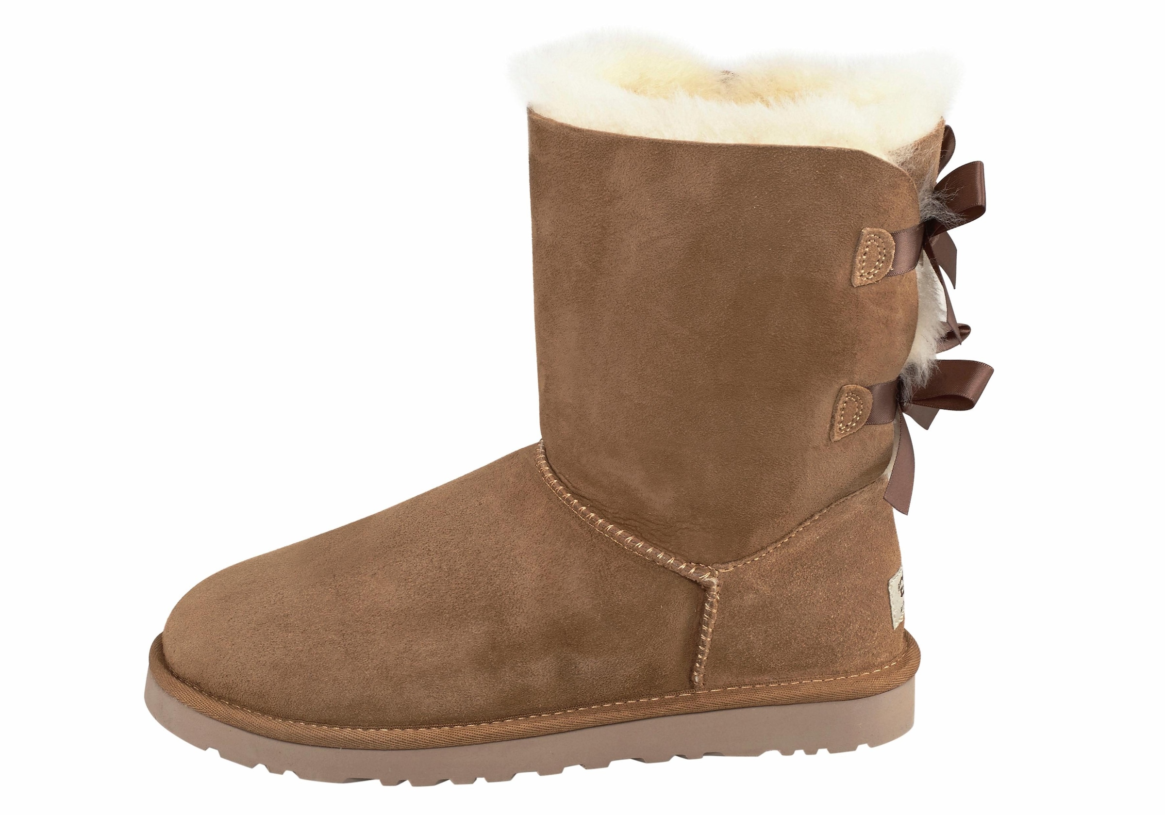 UGG Schlupfboots »Bailey Bow 2«, mit Satinschleifen hinten am Schaft