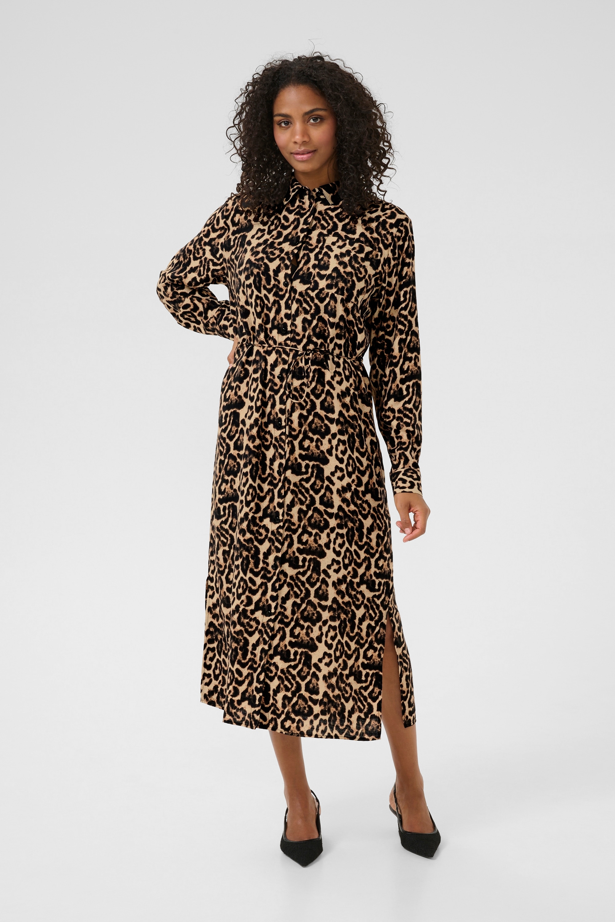 KAFFE Midikleid »Kleid KAhannah«
